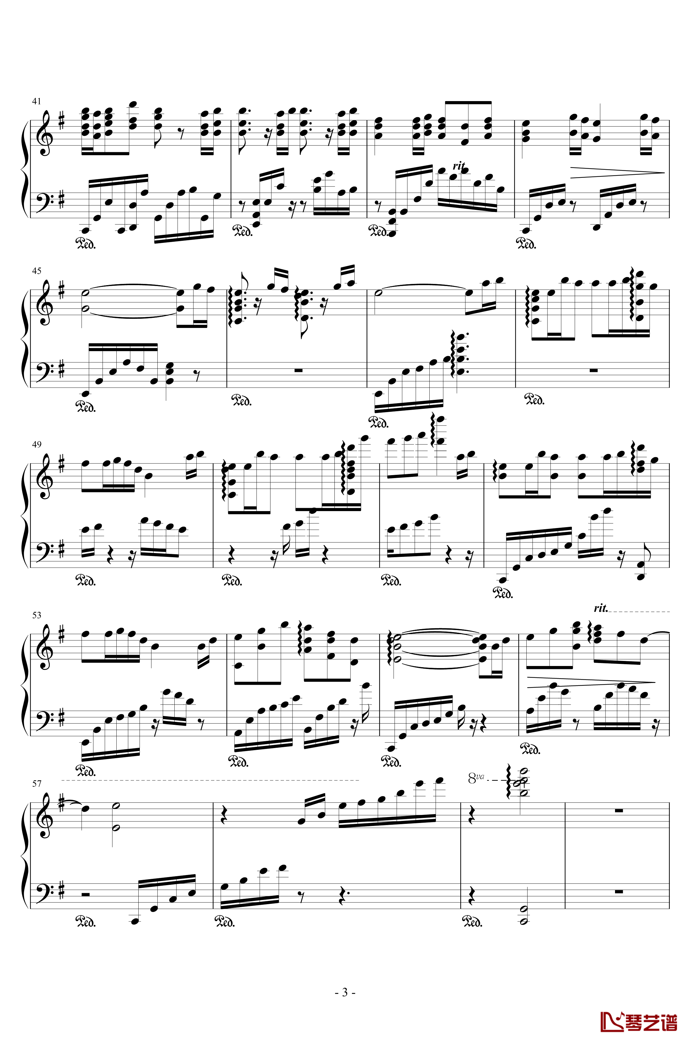 Liblume Pf solo钢琴谱-生命的备份3