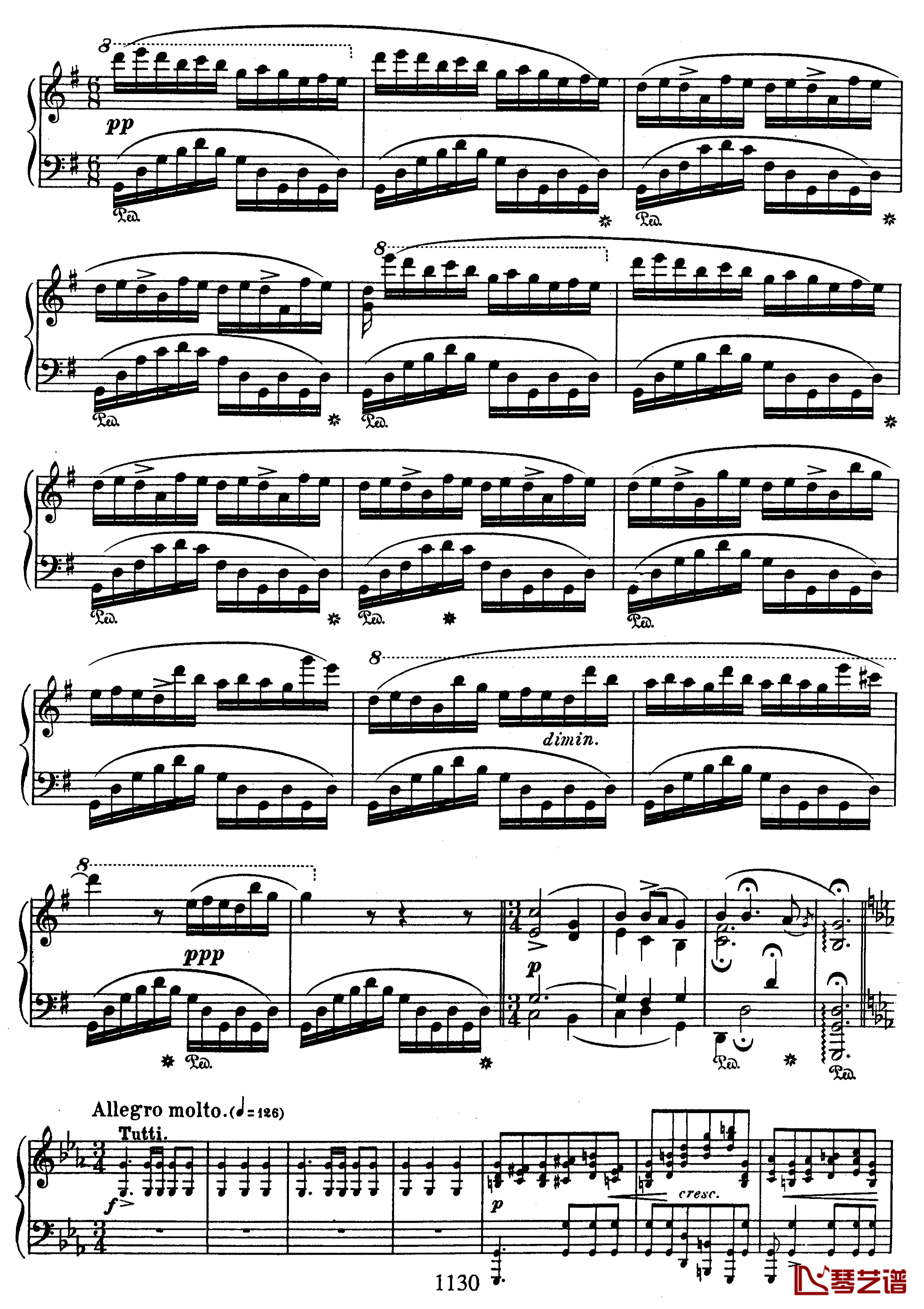 chopin op22钢琴谱-Andante Spianato&Grande Polonaise-肖邦-chopin5