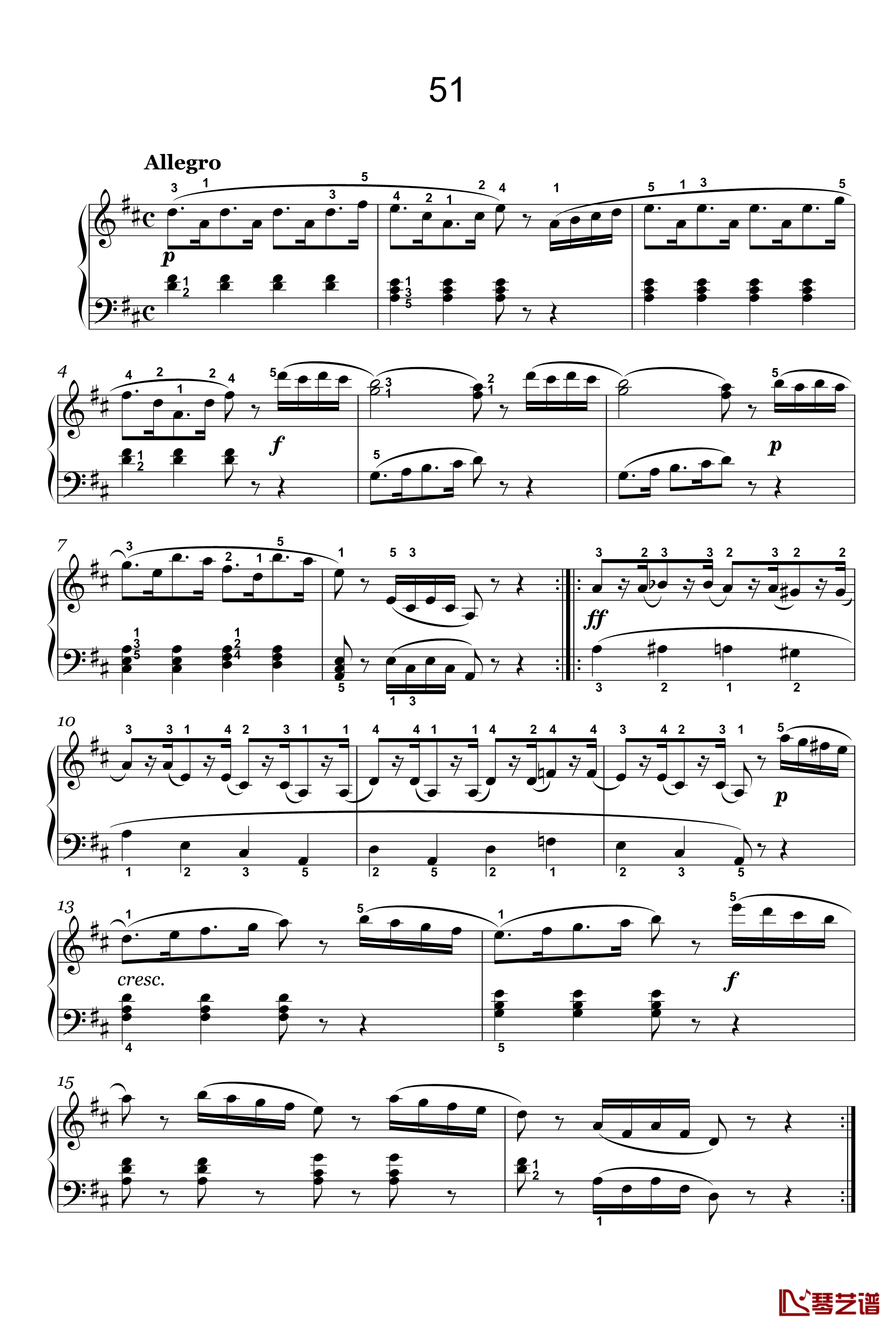 33钢琴谱-56-车尔尼-Czerny-59916