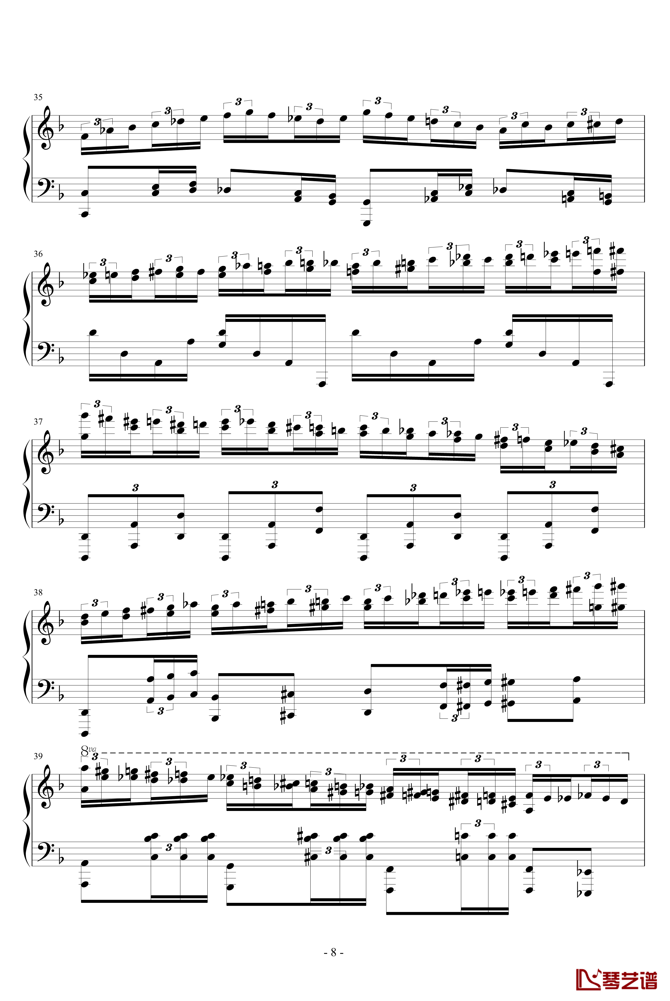 d小调无穷动钢琴谱-PARROT1868