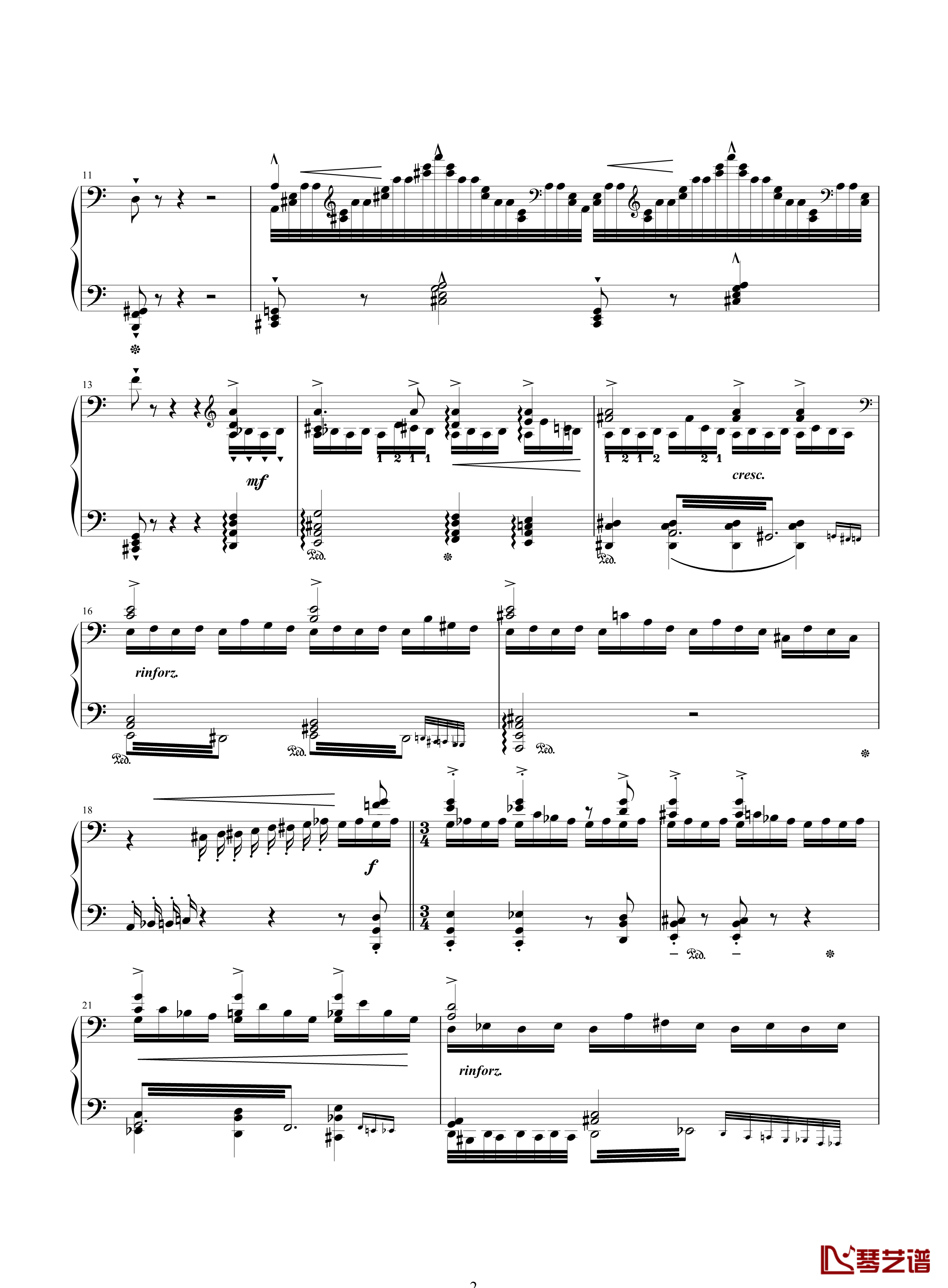 唐璜的回忆钢琴谱-34页全谱-李斯特2