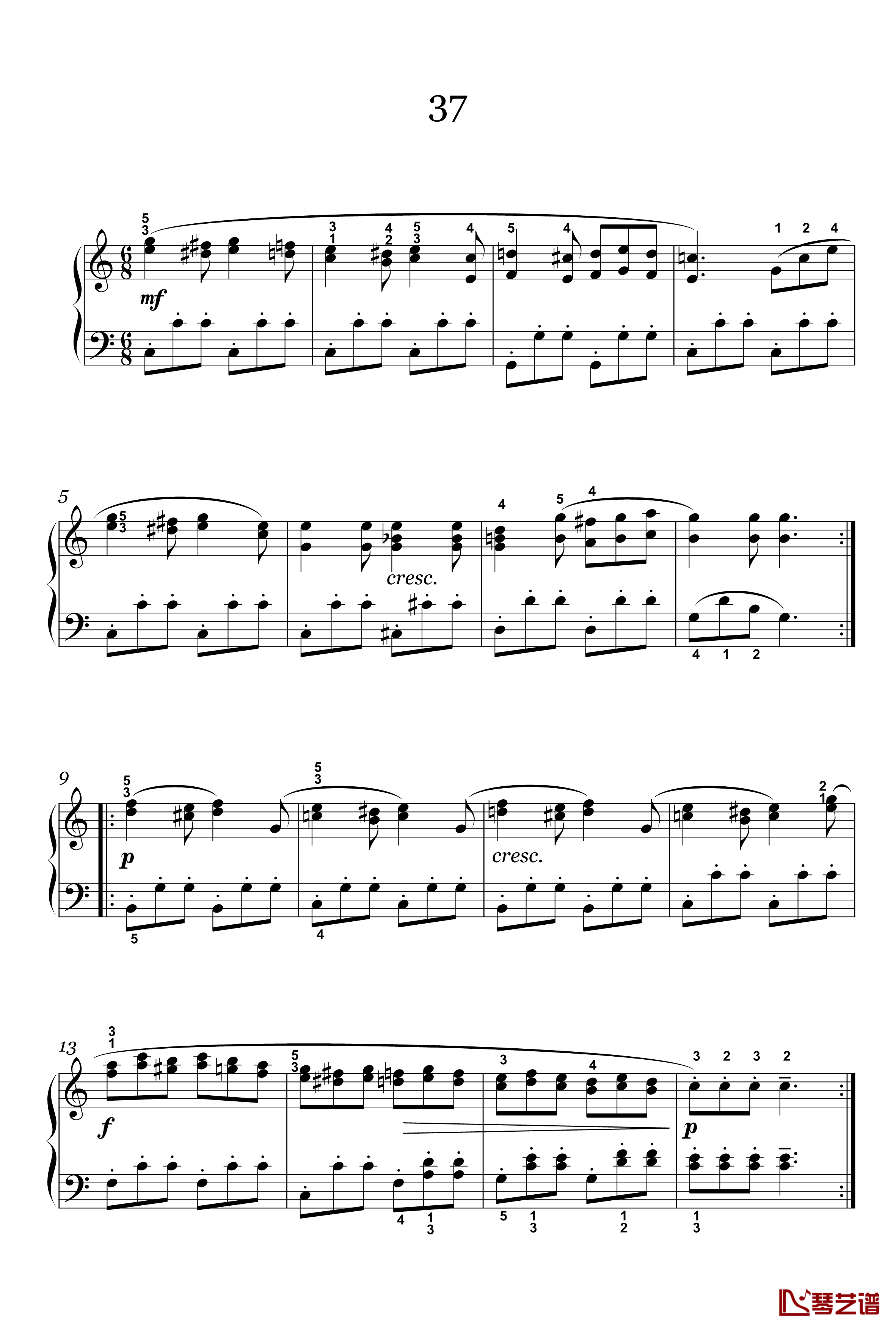 33钢琴谱-56-车尔尼-Czerny-5995