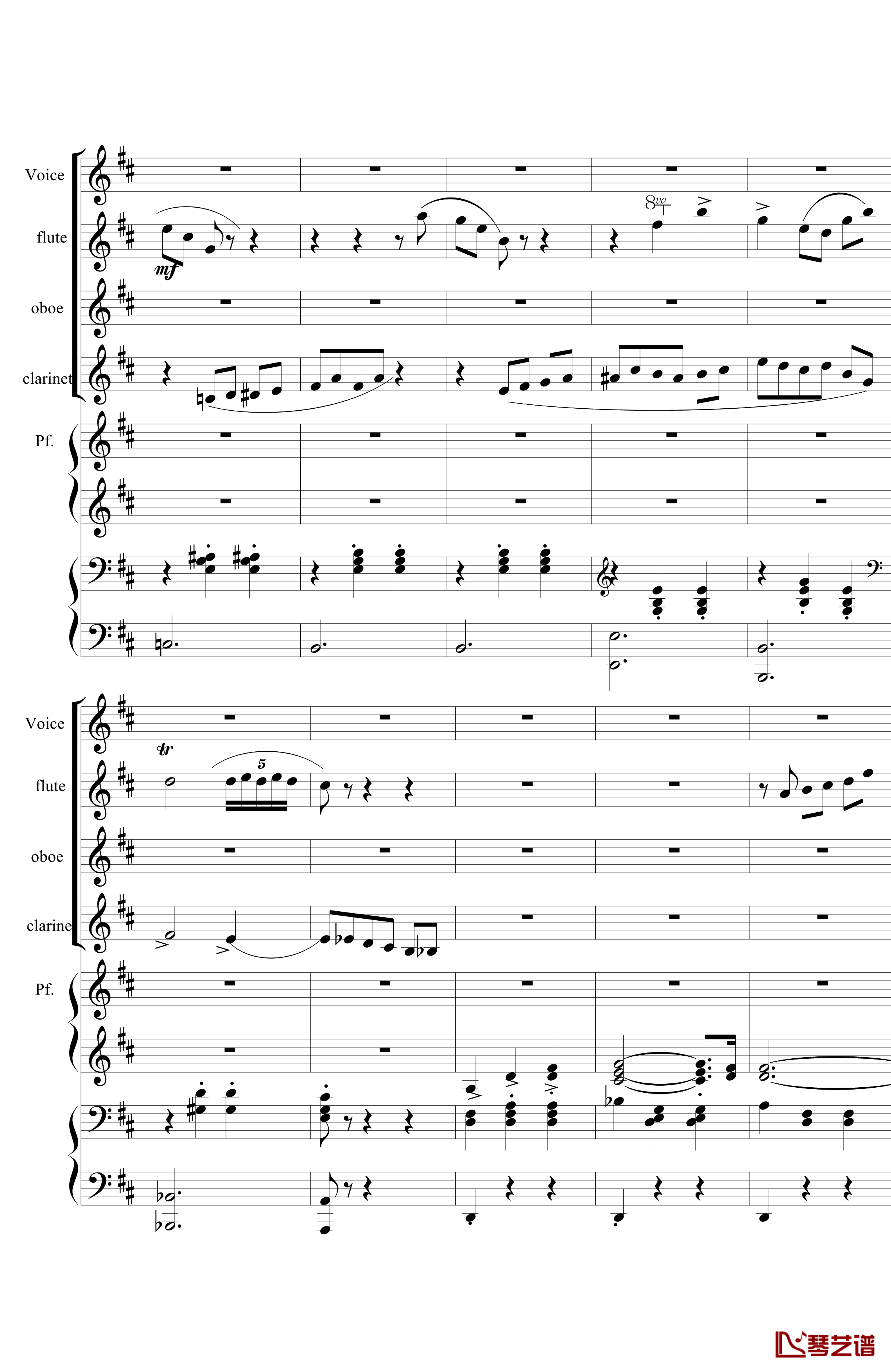 花之圆舞曲钢琴谱-室内乐-柴科夫斯基-Peter Ilyich Tchaikovsky9
