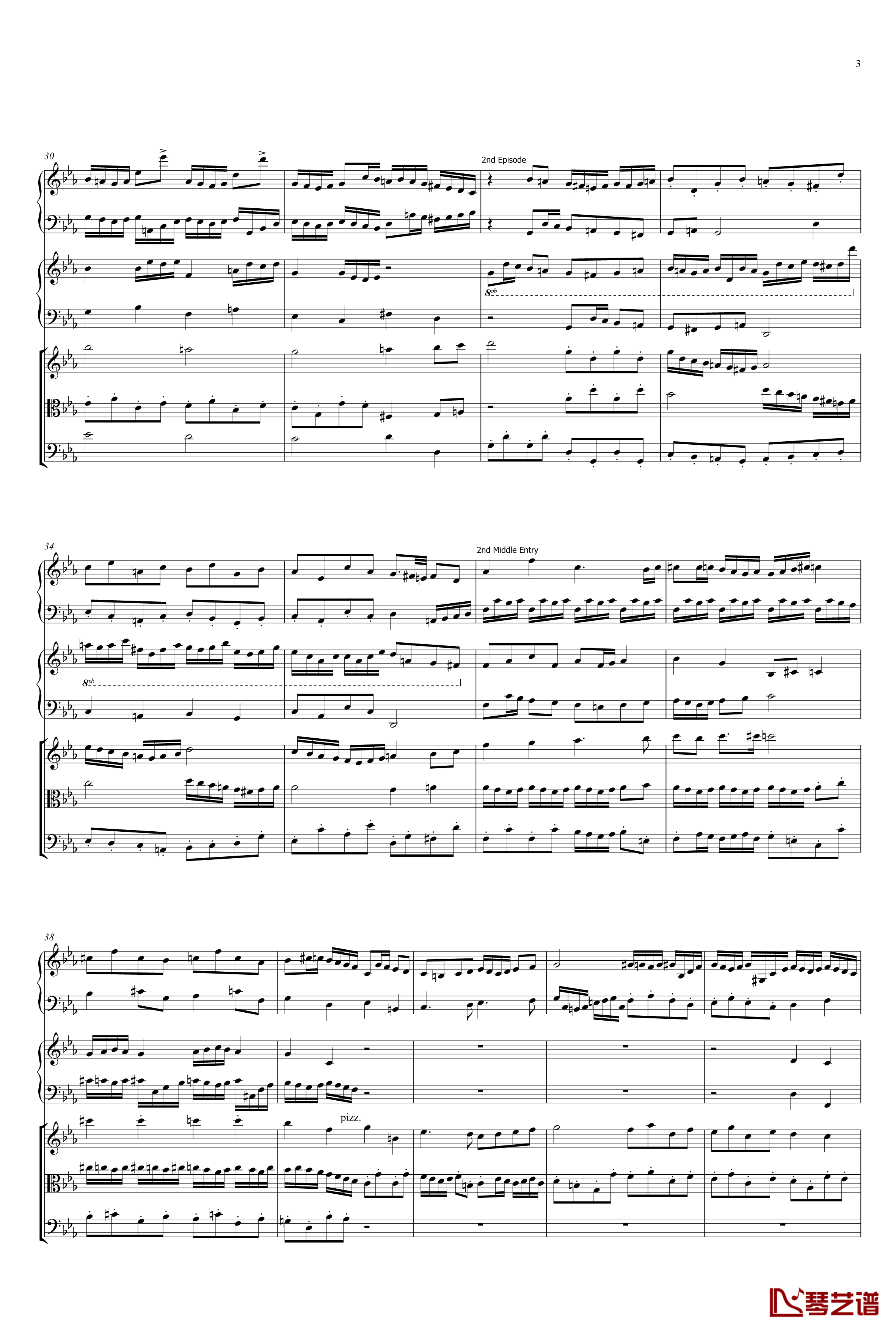 C小调双重赋格钢琴谱-beornotbe3
