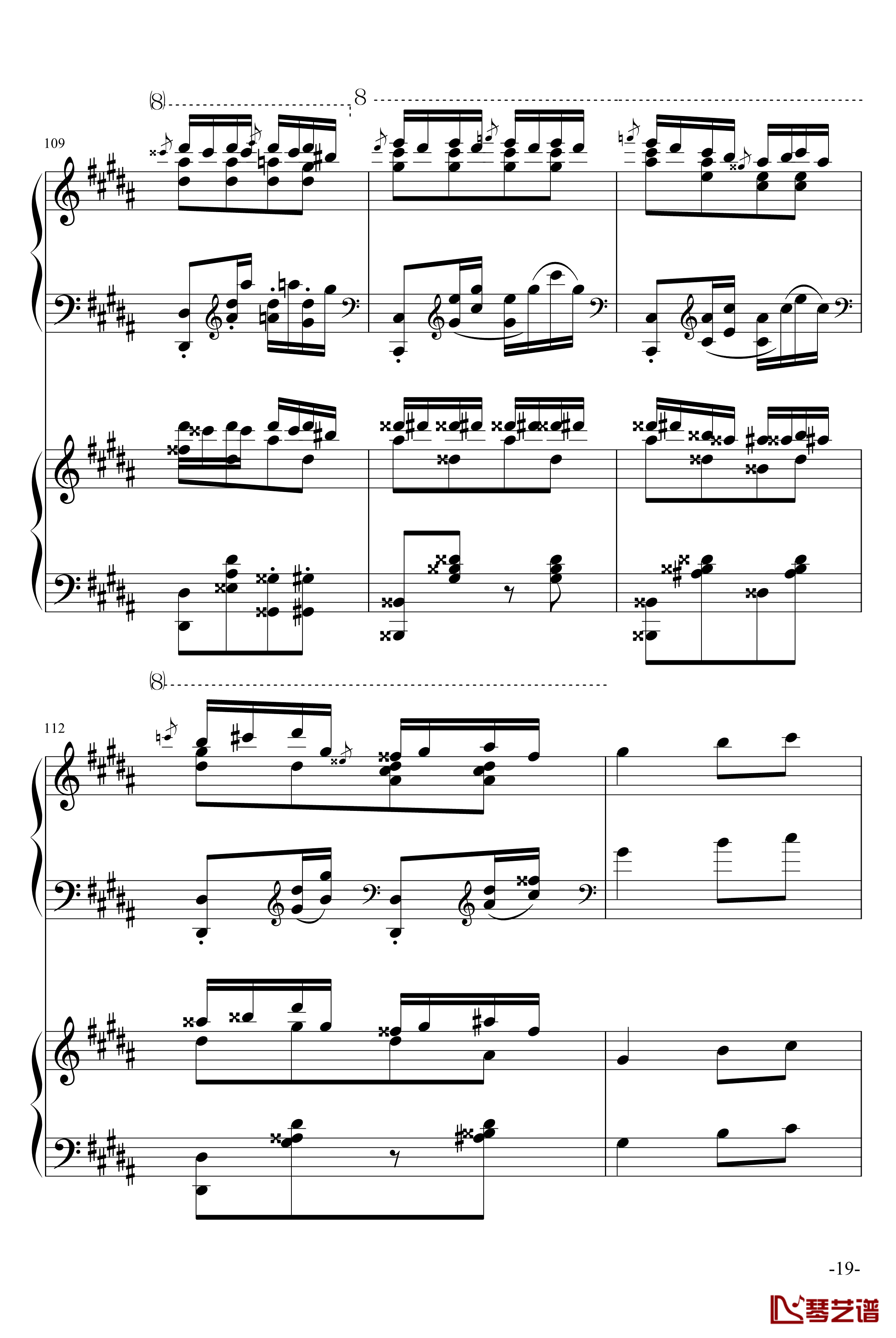 斗琴就找土耳其真实惠钢琴谱-修改-莫扎特19