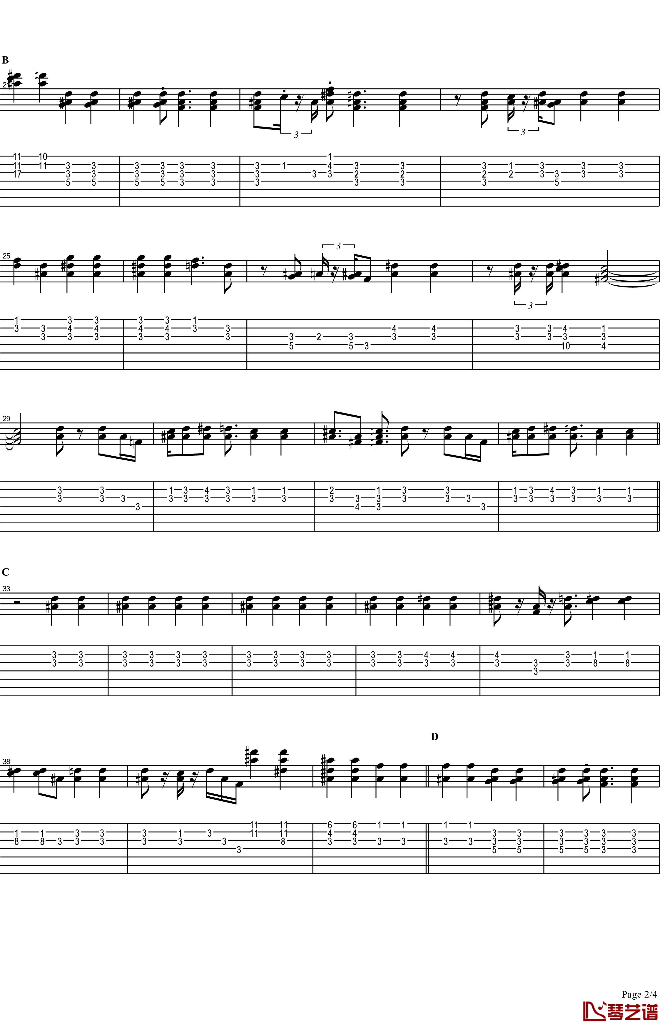 不完整的旋律钢琴谱-王力宏2