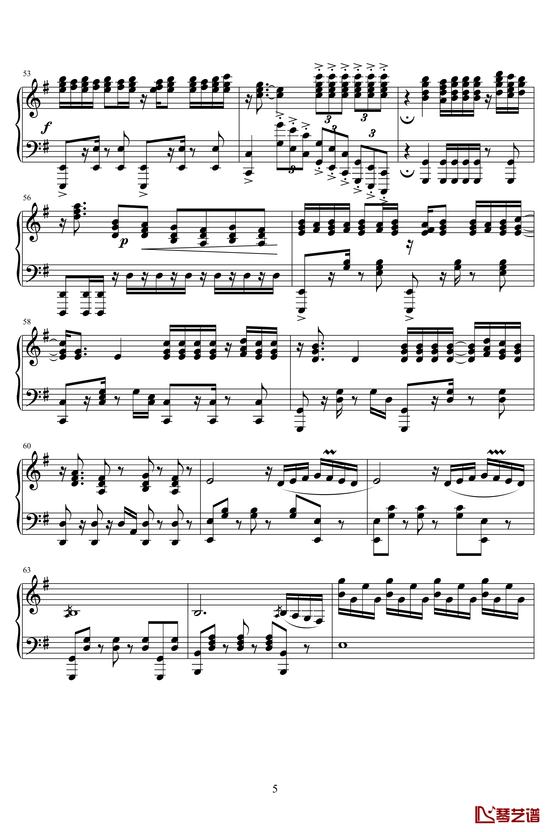 despacito钢琴谱-peter bence5
