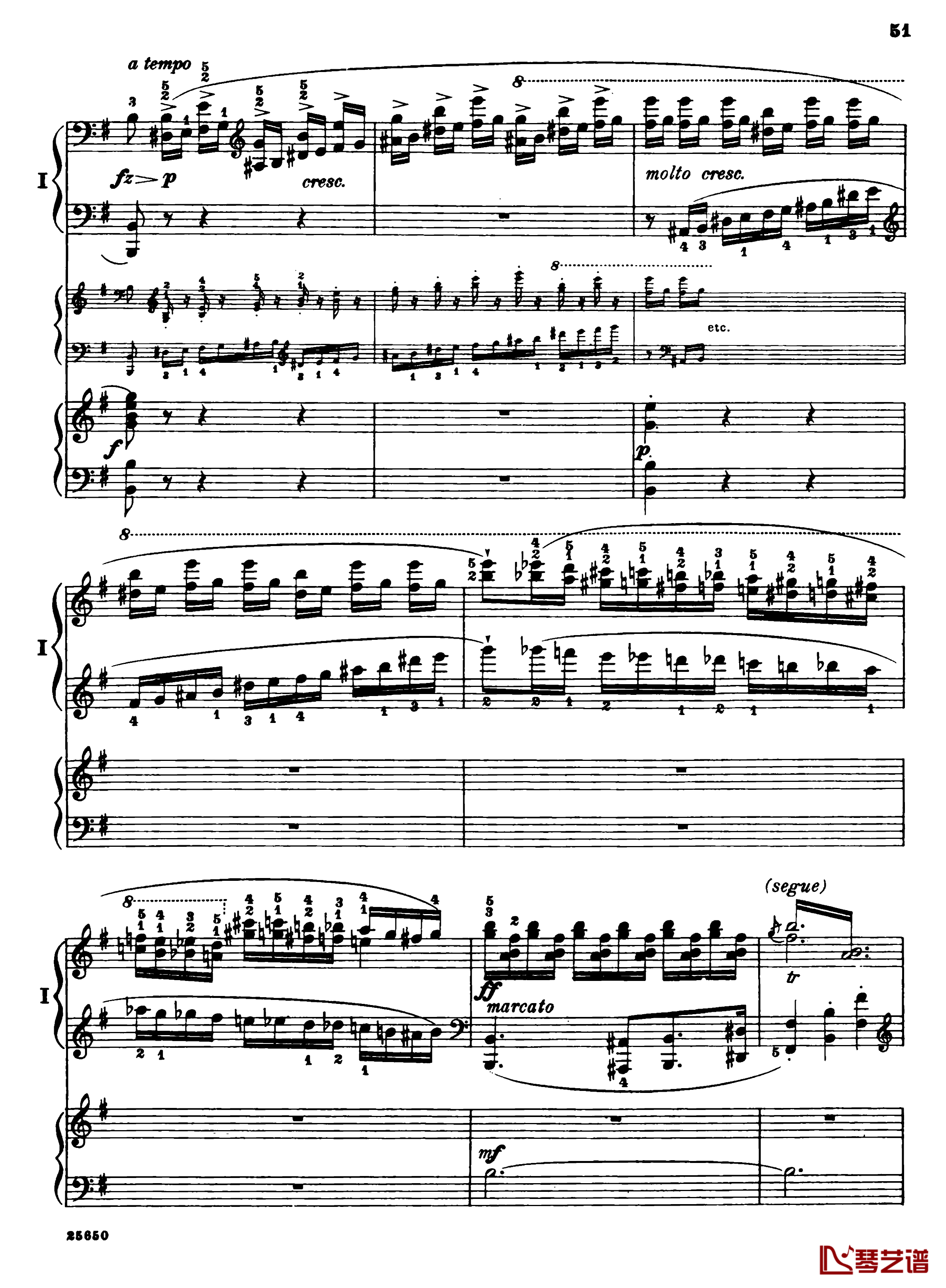 肖邦第一钢琴协奏曲钢琴谱-肖邦53