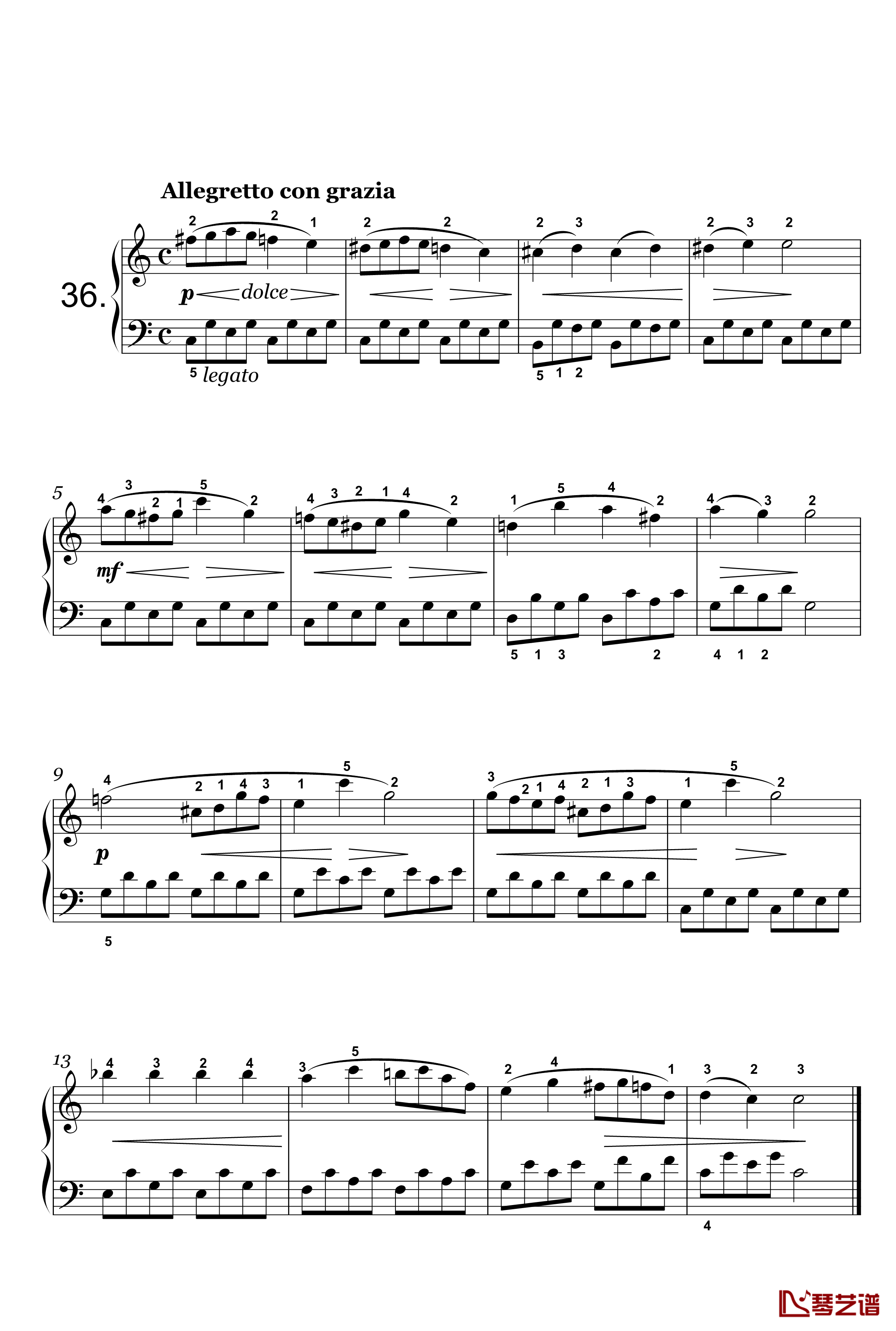 33钢琴谱-56-车尔尼-Czerny-5994