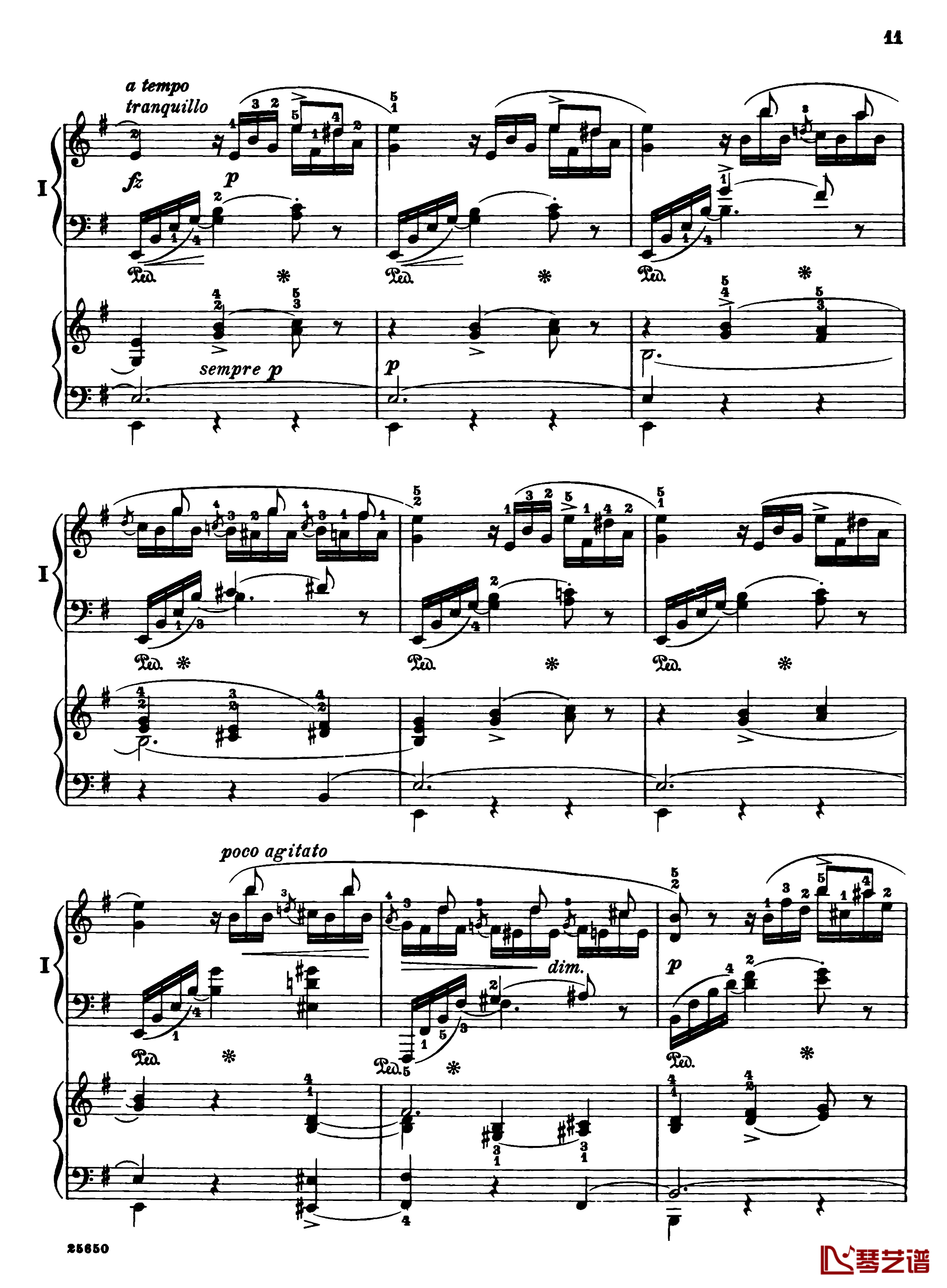 肖邦第一钢琴协奏曲钢琴谱-肖邦13