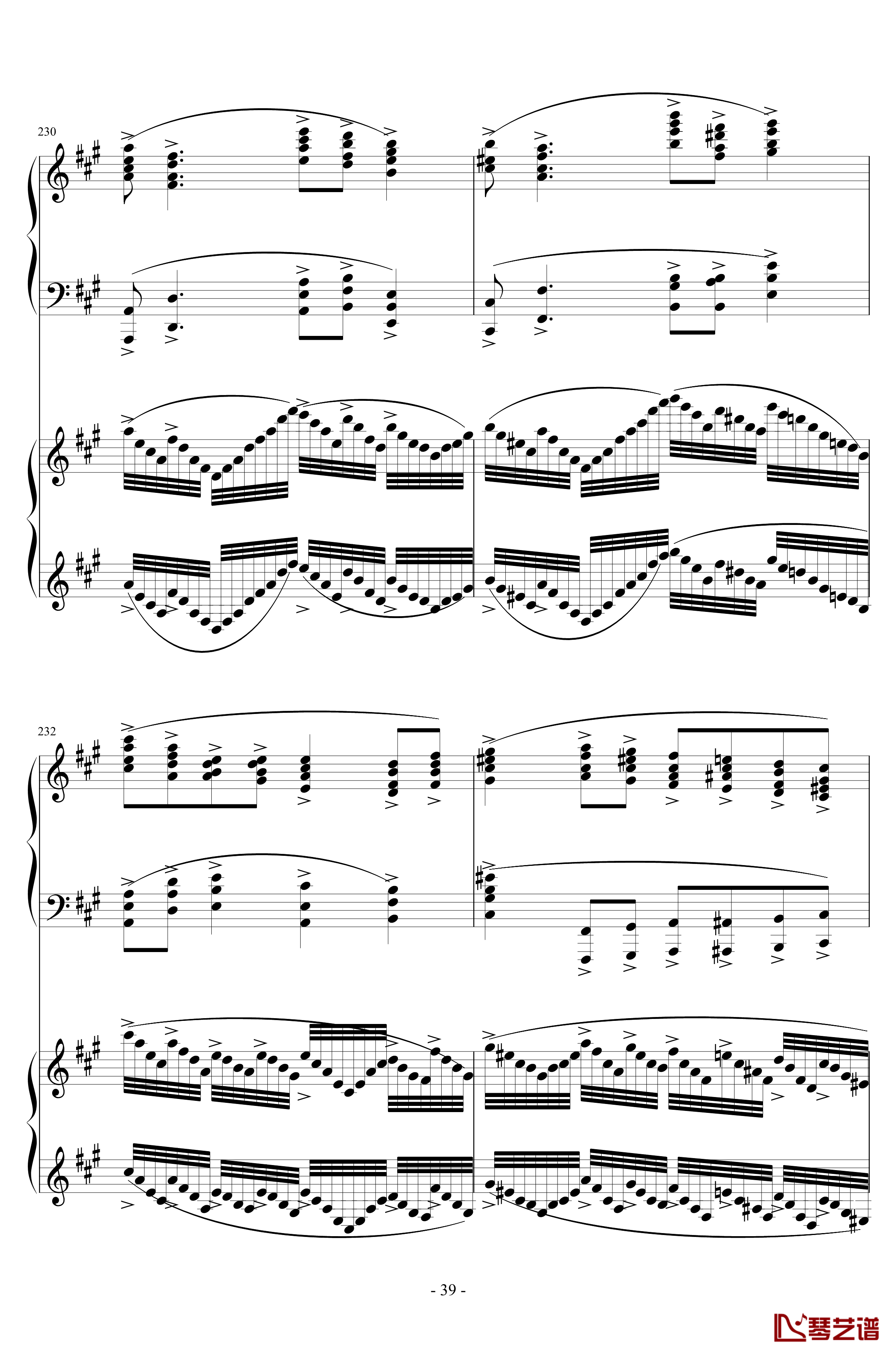 Piano Concerto No.6 in sharp F Minor Op.57 I.钢琴谱-一个球39