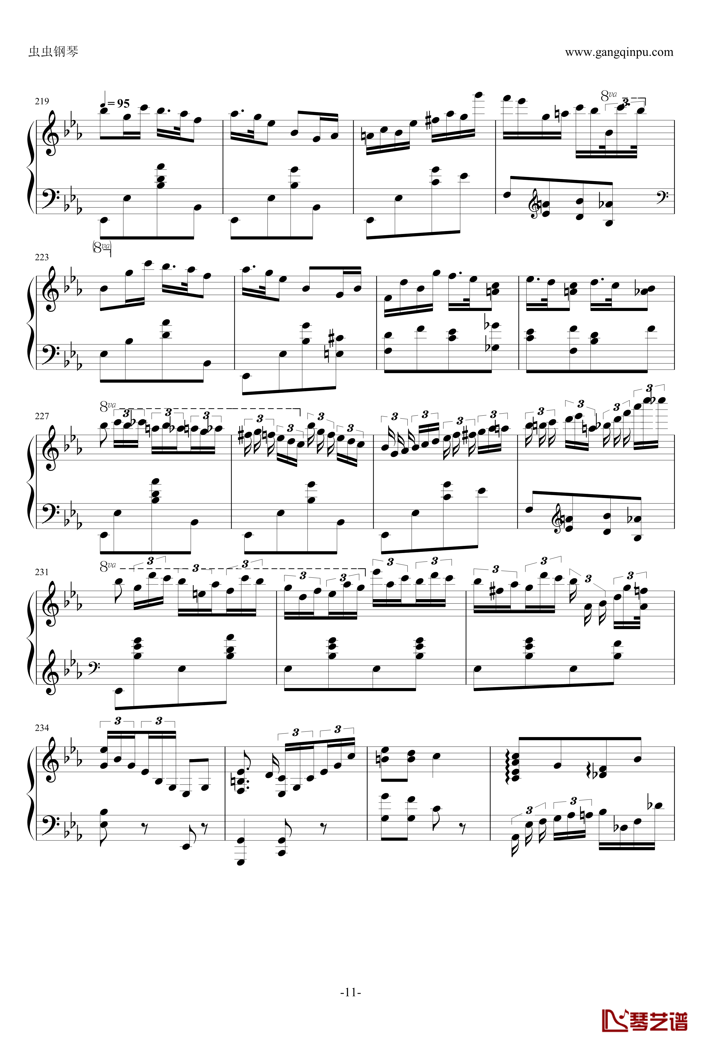 第三钢琴回旋曲Op.16钢琴谱-肖邦-chopin11