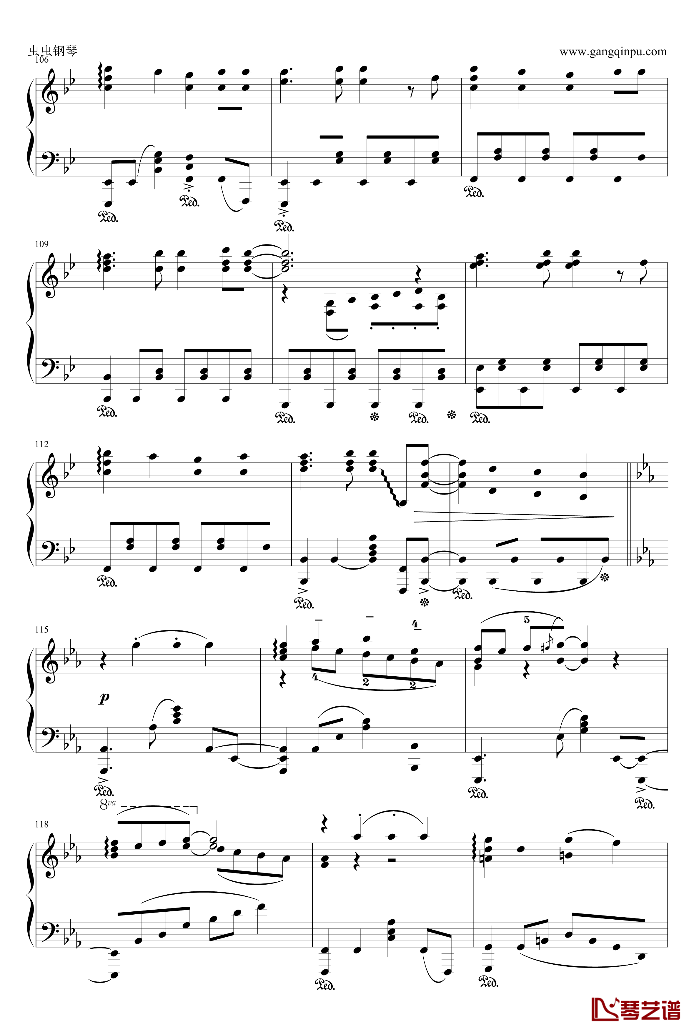 ヒトリゴト钢琴谱-埃罗芒阿老师 OP-ClariS8