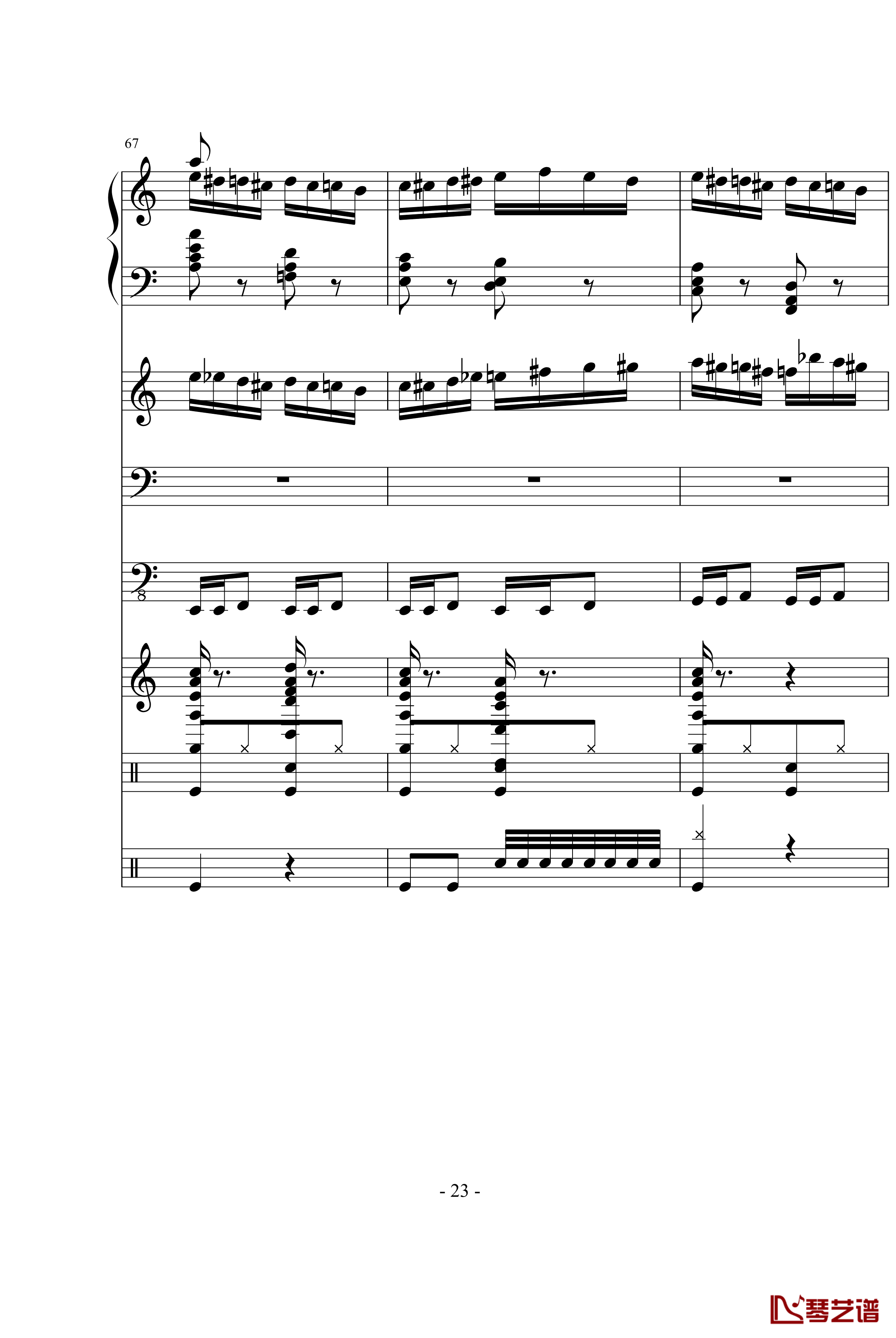 野蜂飞舞钢琴谱-里姆斯基-柯萨科夫23