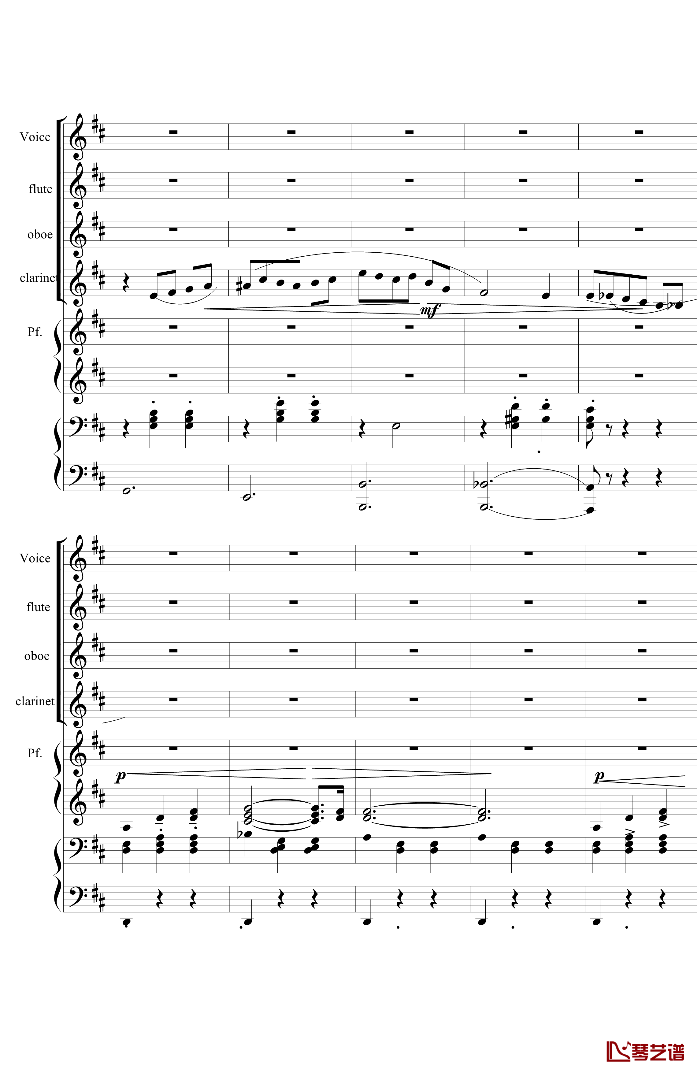 花之圆舞曲钢琴谱-室内乐-柴科夫斯基-Peter Ilyich Tchaikovsky4