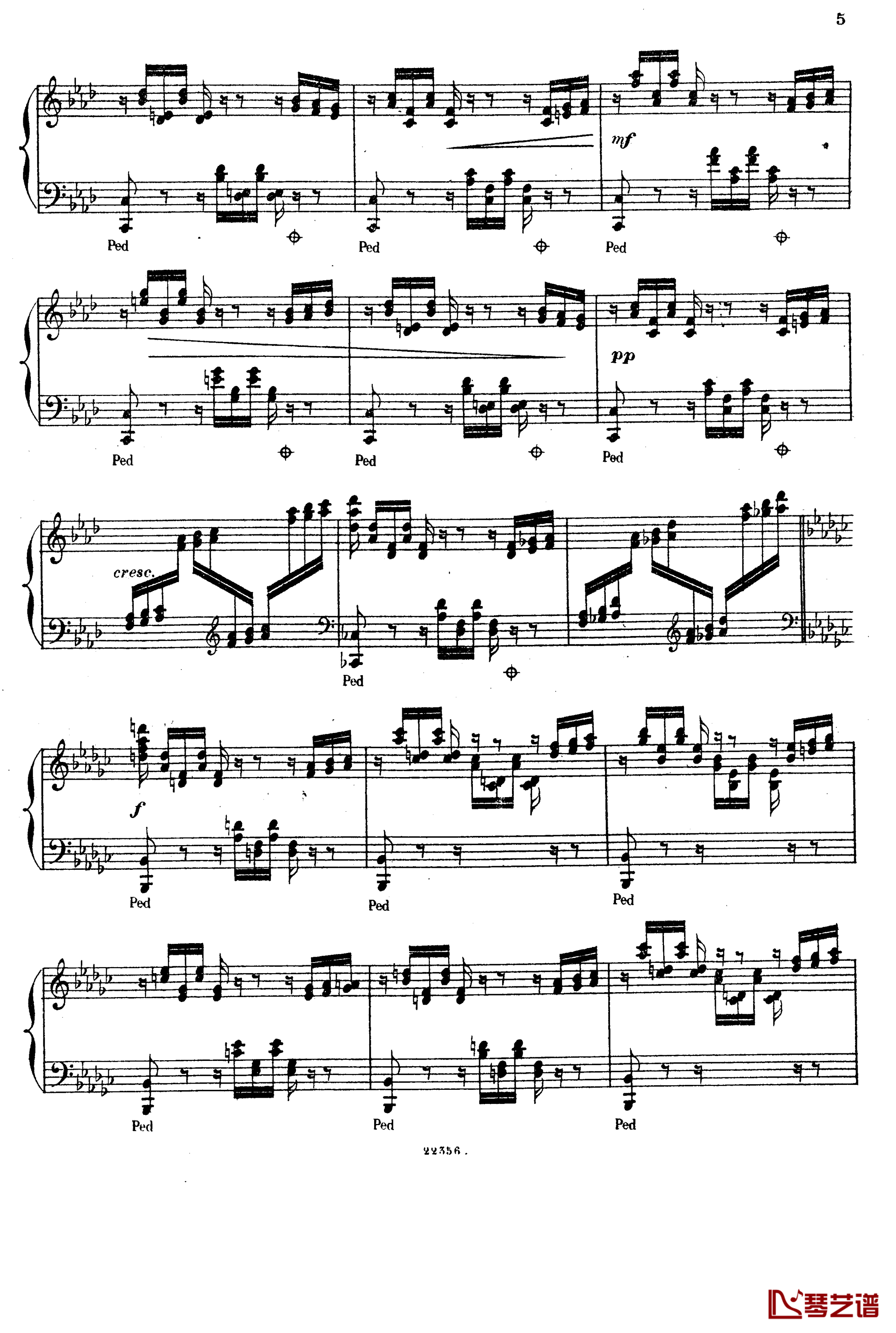  前奏曲与赋格 Op.6钢琴谱-斯甘巴蒂4