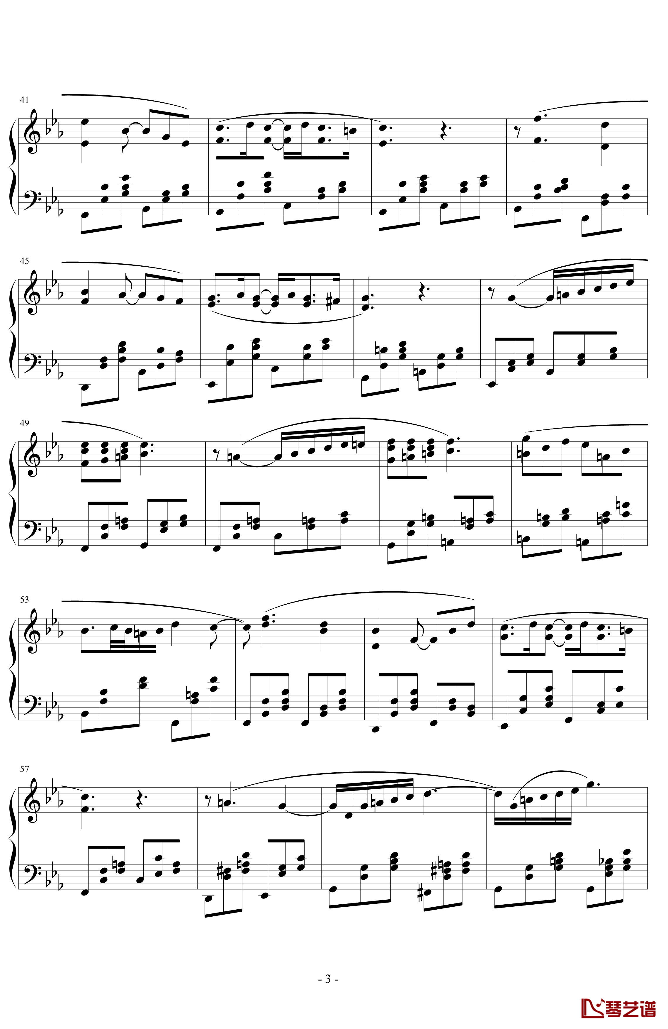 小夜曲-钢琴谱-伊dên-H163