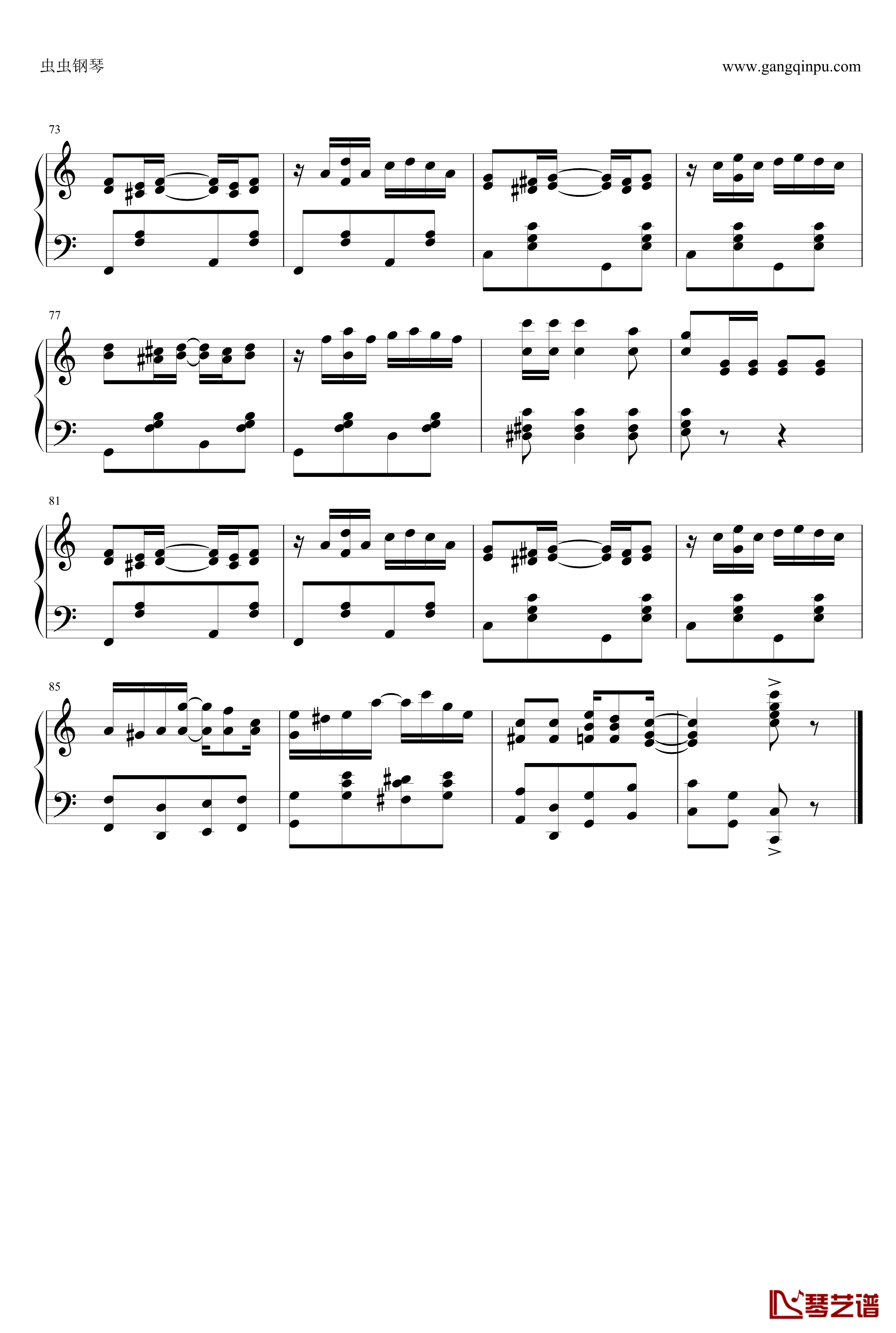 娱乐家钢琴谱-拉格泰姆-Scott Joplin4