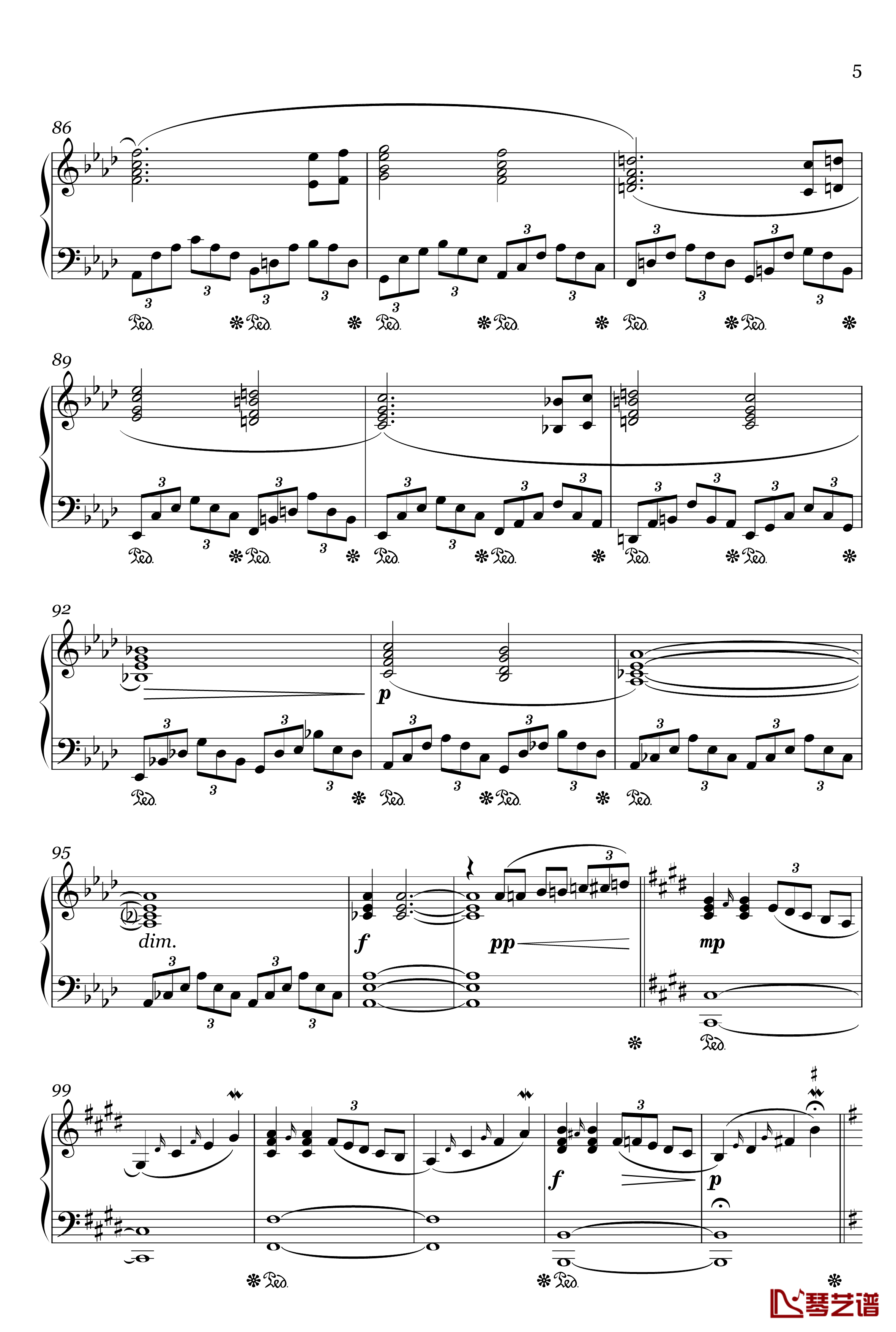第1号钢琴奏鸣曲“幻灭”钢琴谱-作废-张三刀5