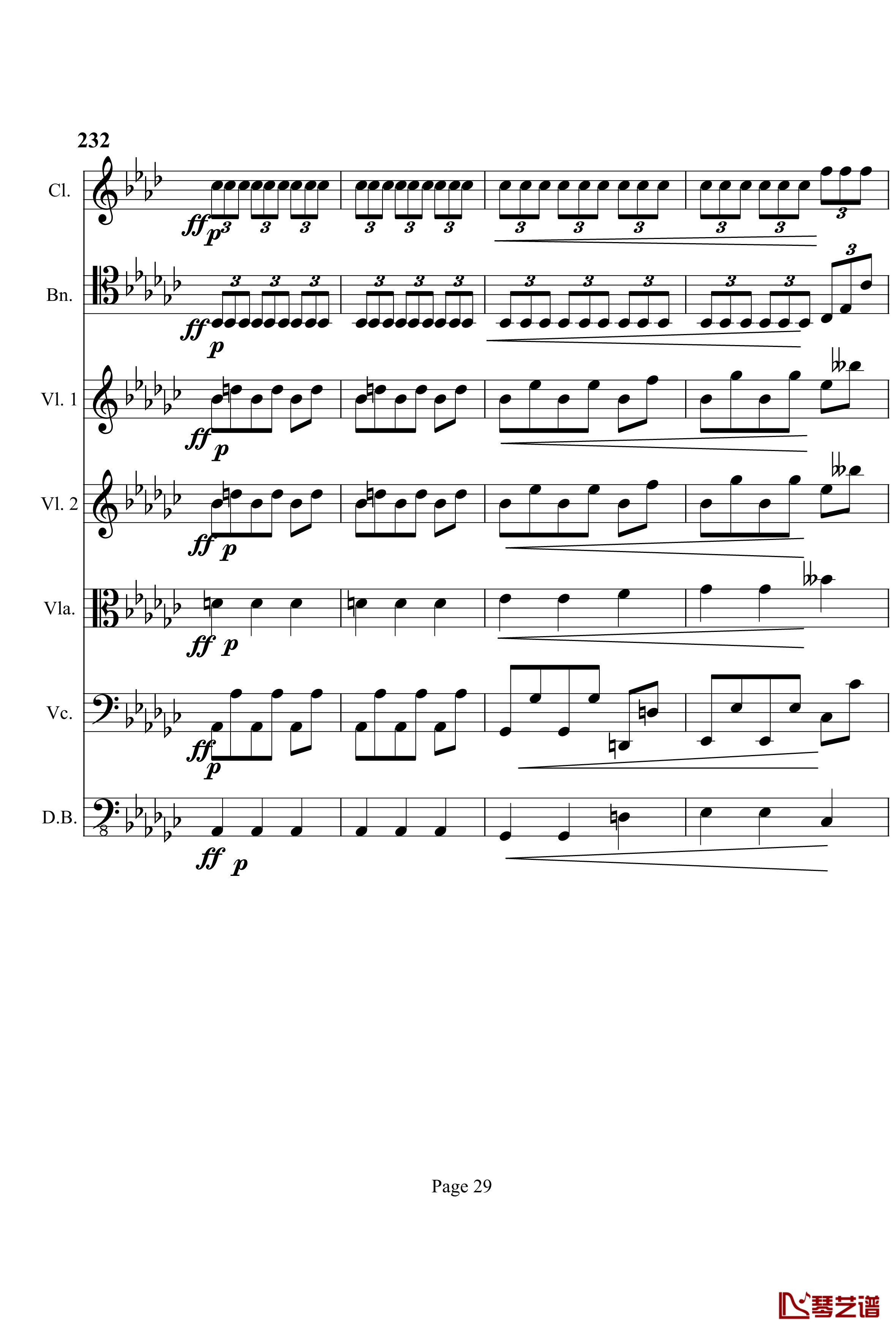 奏鸣曲之交响钢琴谱-第4首-Ⅲ-贝多芬-beethoven29