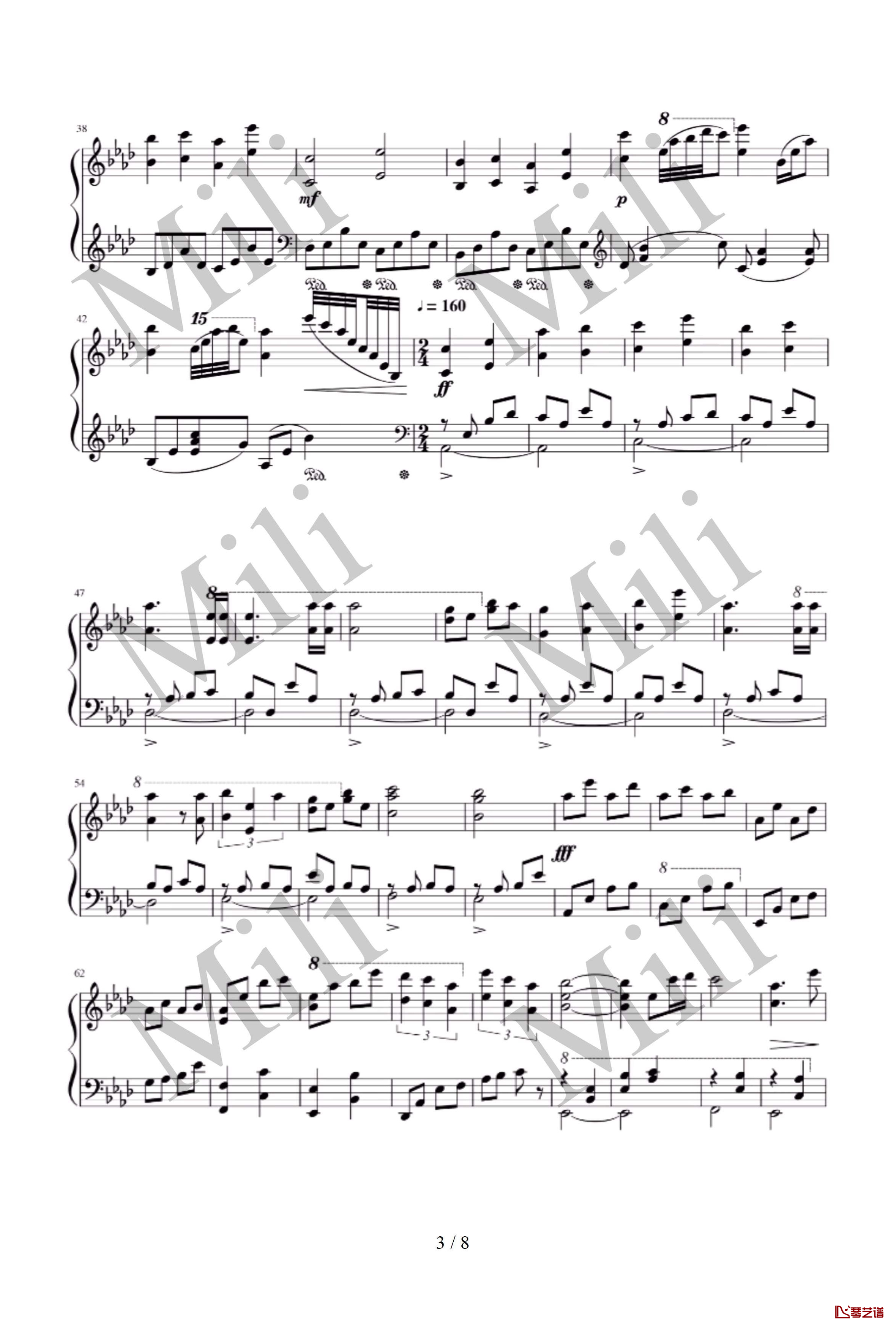 Ephemeral Full Version钢琴谱-Mili3