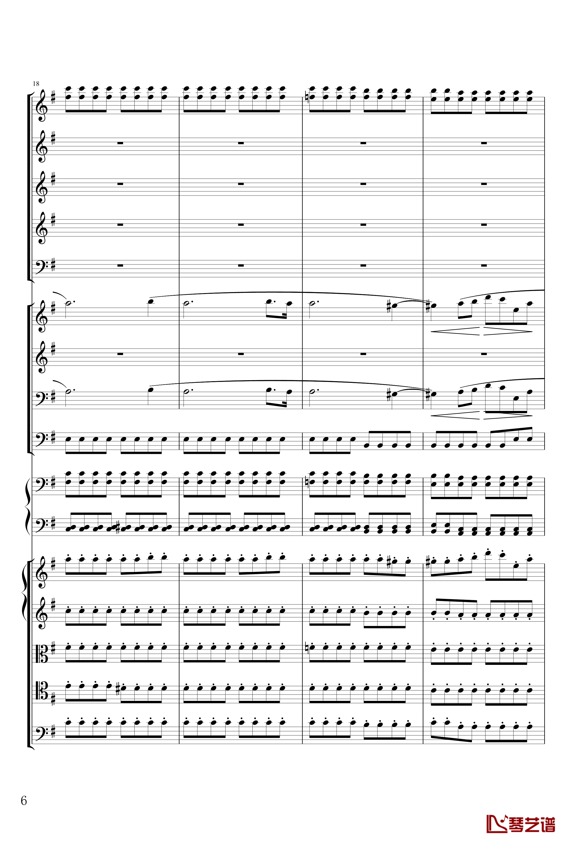 E小调前奏曲钢琴谱-交响乐版-肖邦-chopin6