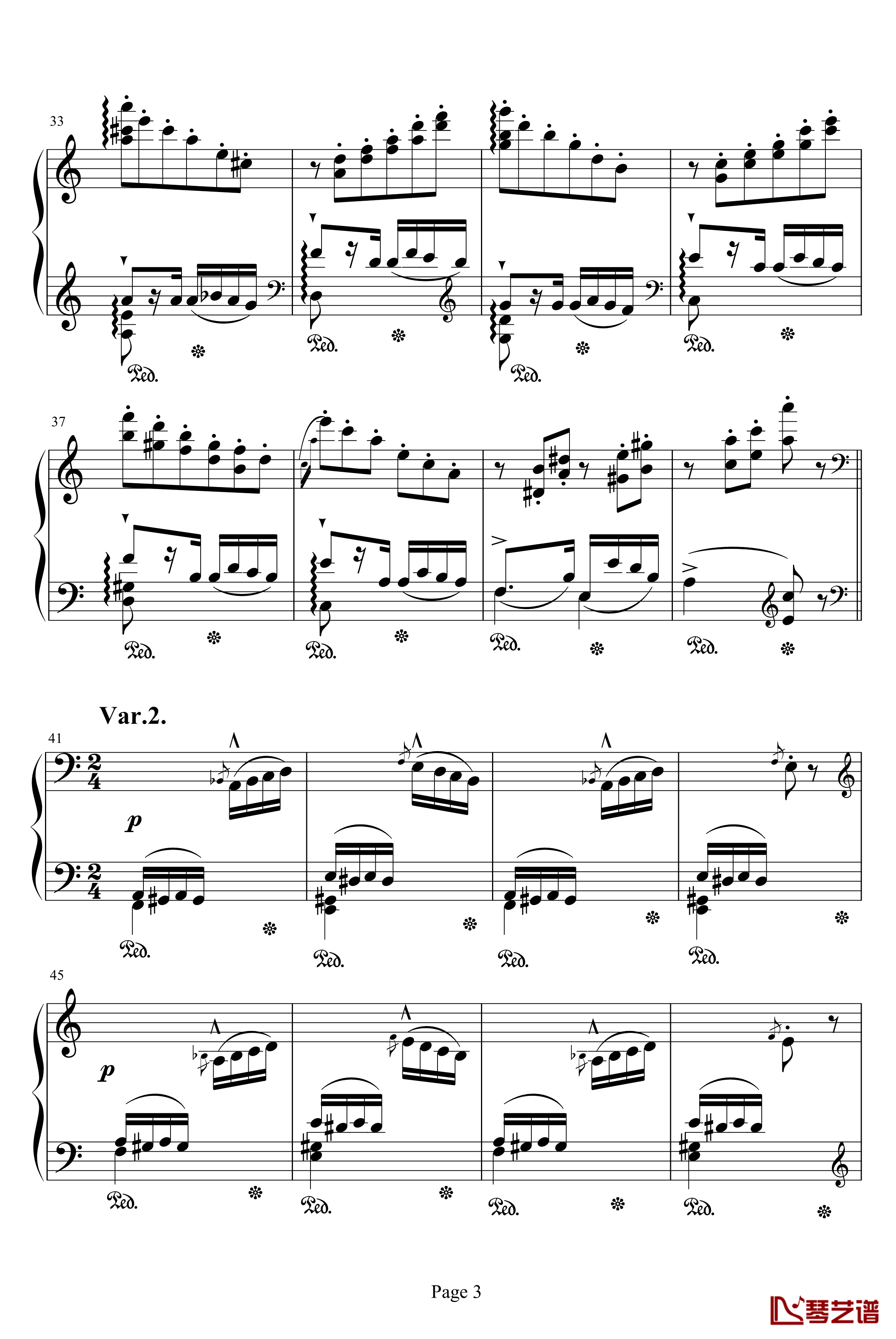 帕格尼尼练习曲钢琴谱-李斯特3