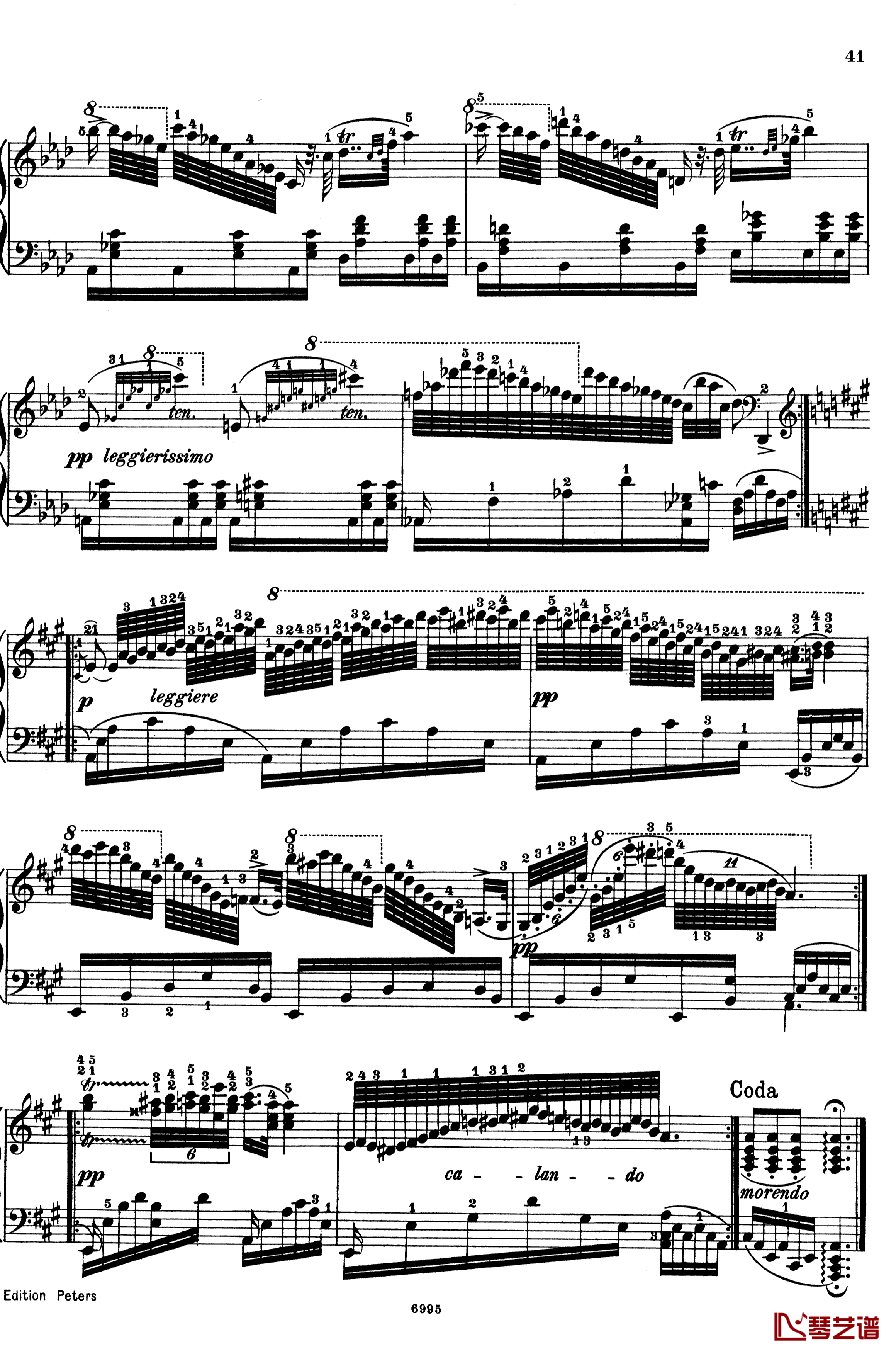 车尔尼练习曲钢琴谱-Op.365 No.15-车尔尼-Czerny4