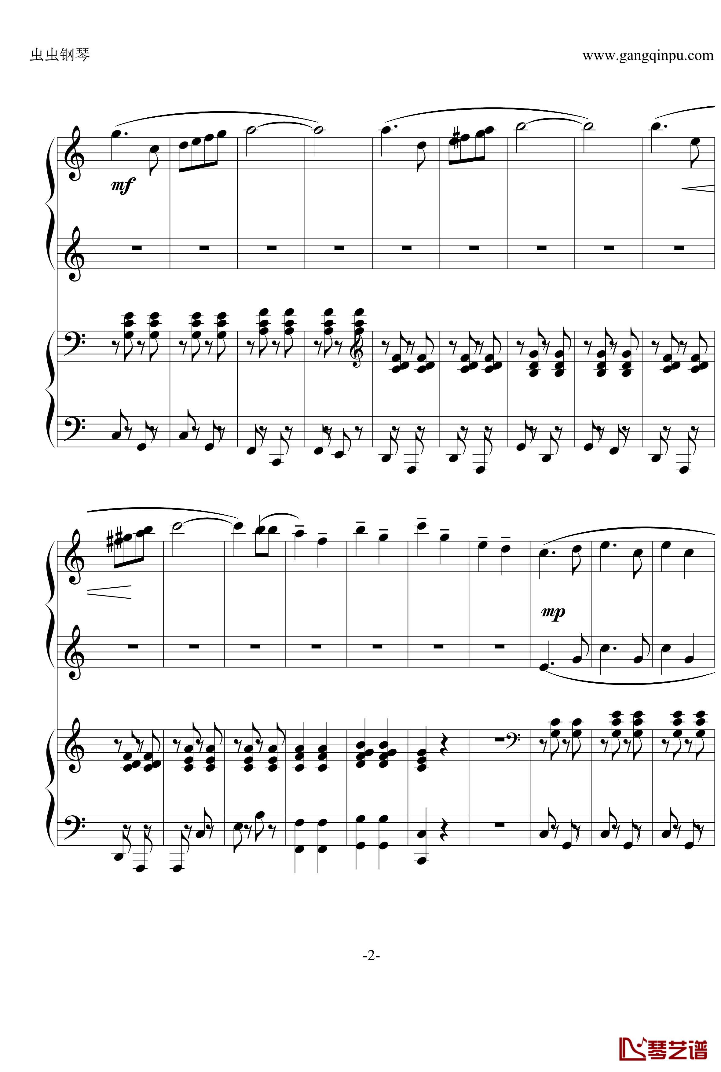 DO RE MI钢琴谱-四手联弹-音乐之声2