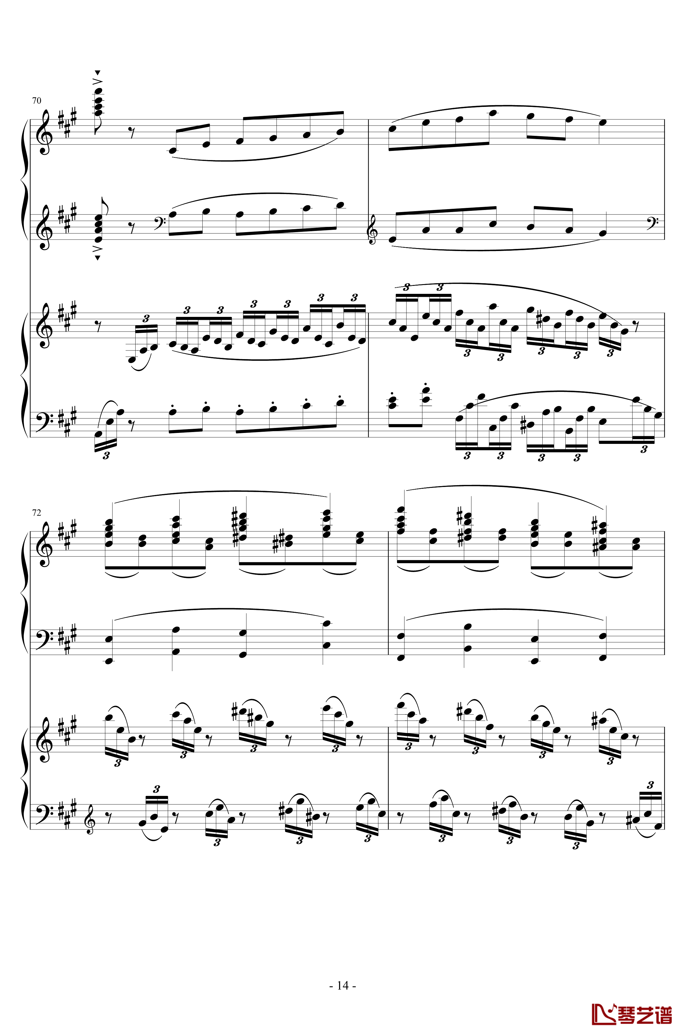 Piano Concerto No.6 in sharp F Minor Op.57 I.钢琴谱-一个球14