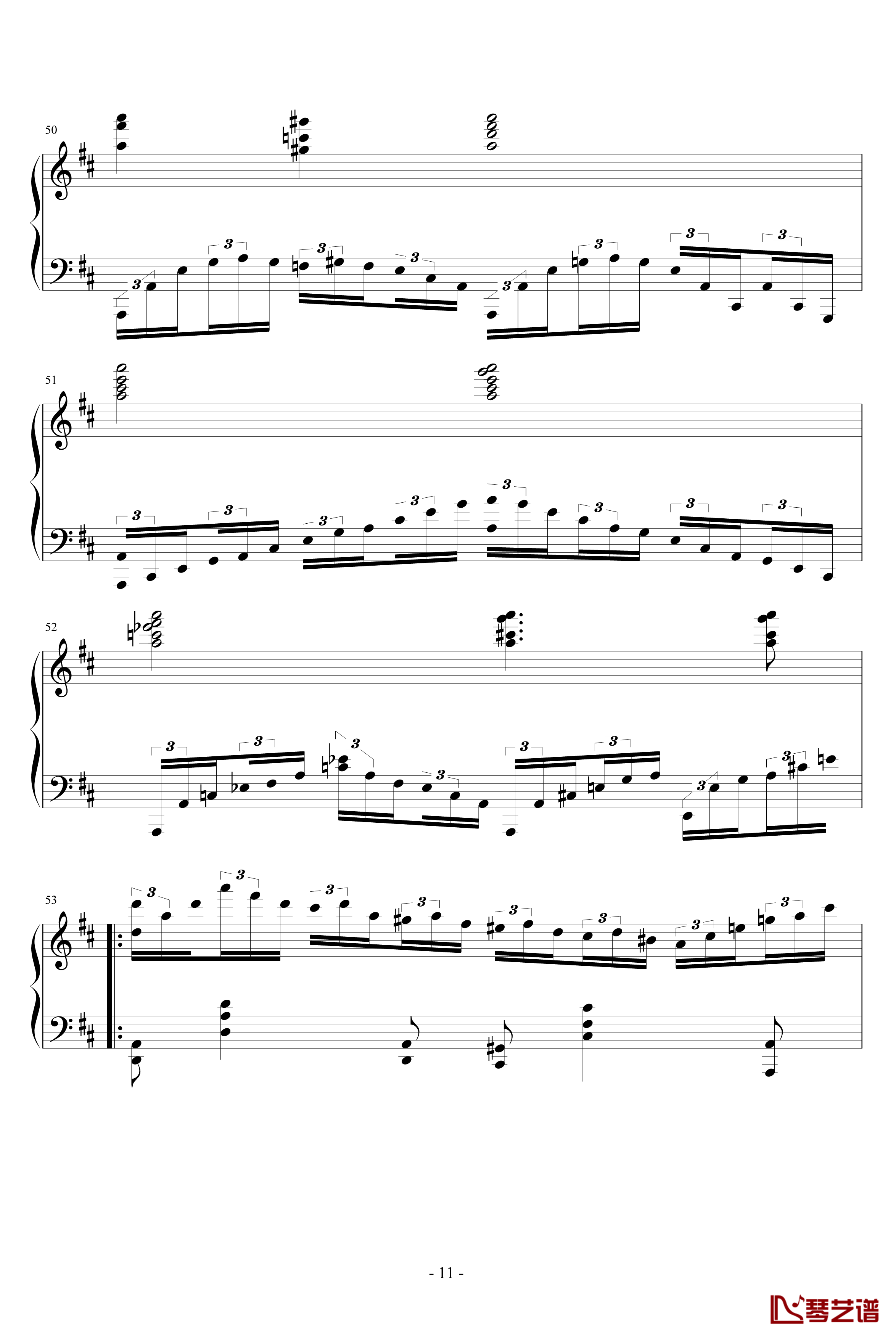 d小调无穷动钢琴谱-PARROT18611