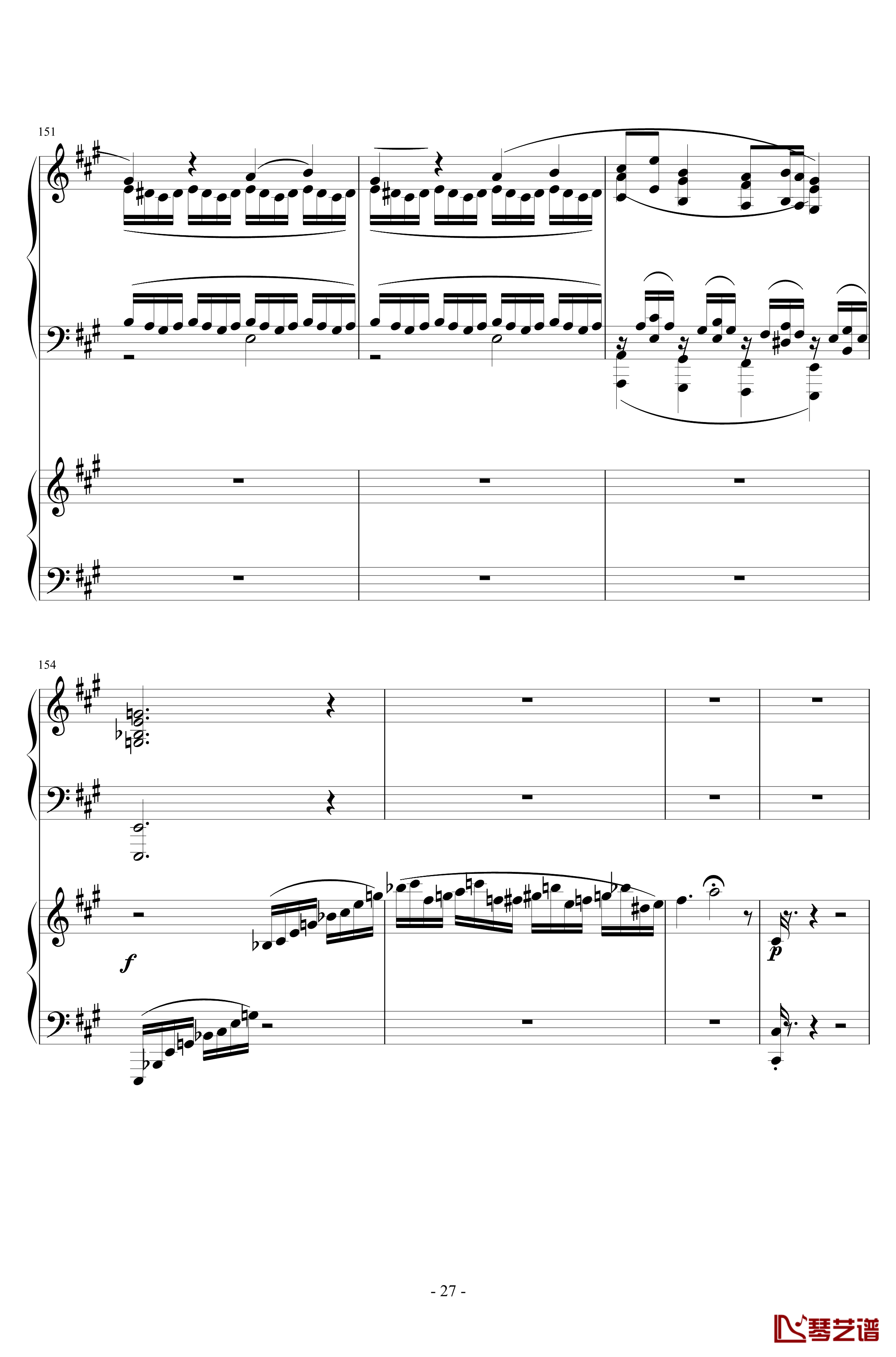 Piano Concerto No.6 in sharp F Minor Op.57 I.钢琴谱-一个球27