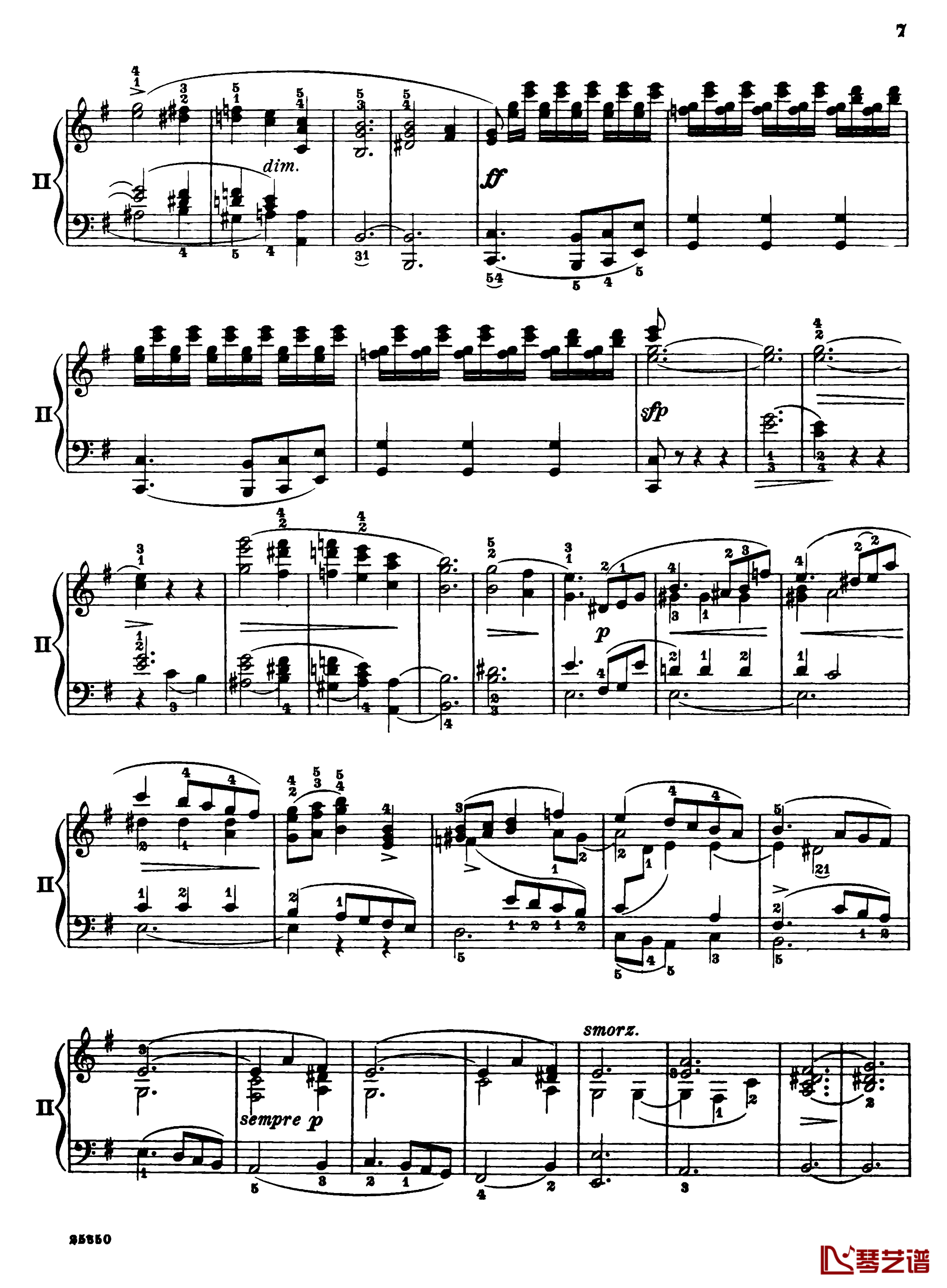 肖邦第一钢琴协奏曲钢琴谱-肖邦9