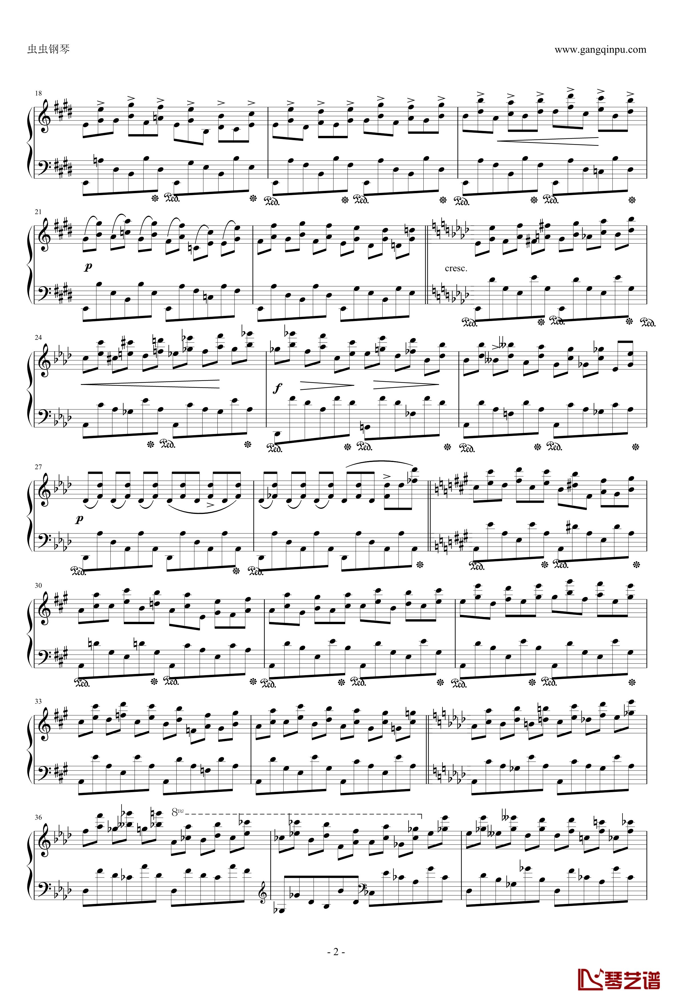 练习曲Op.10 Nr.10钢琴谱-肖邦-chopin2