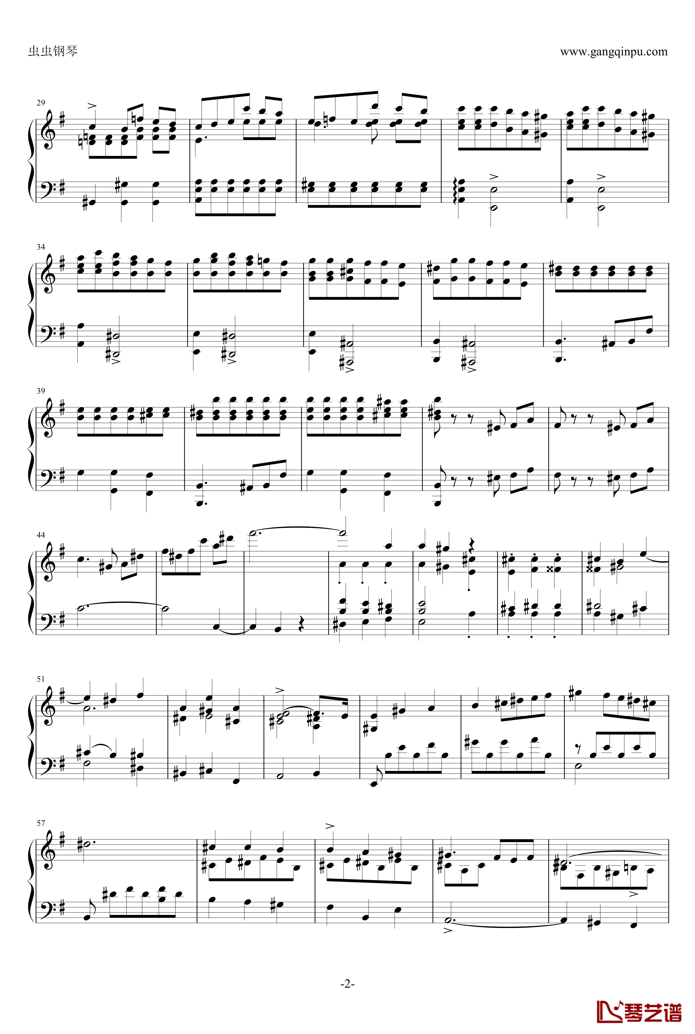 e小调钢琴协奏曲钢琴谱-乐之琴简易钢琴版-肖邦-chopin2