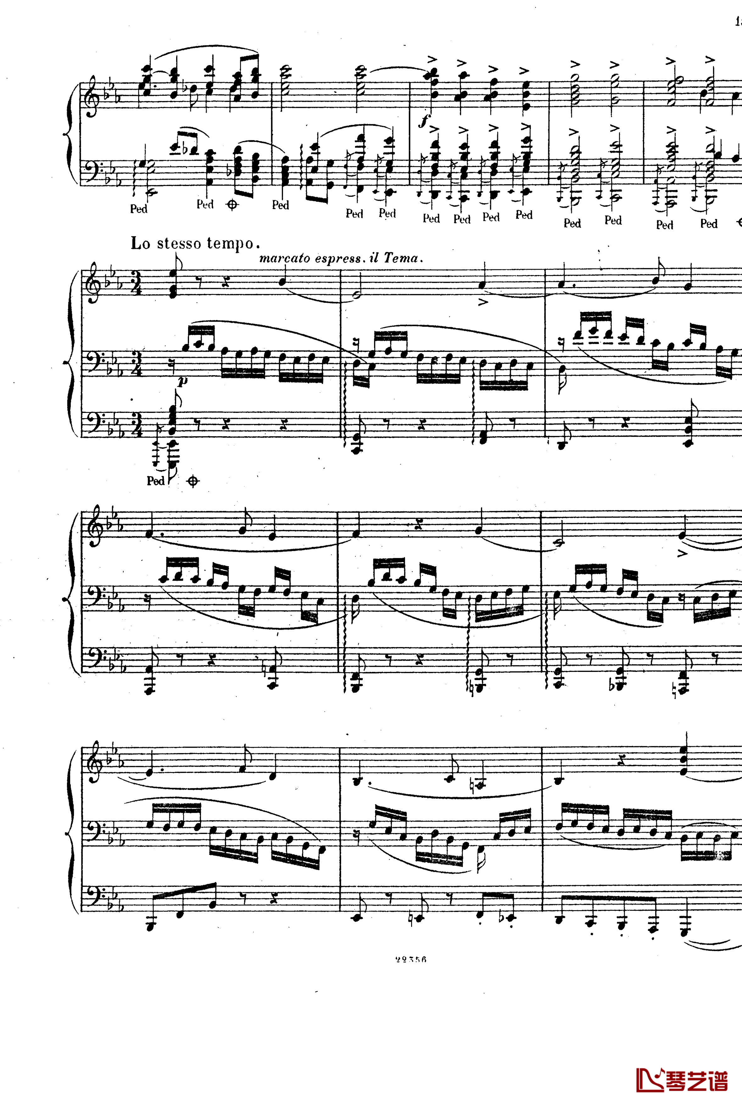 前奏曲与赋格 Op.6钢琴谱-斯甘巴蒂14