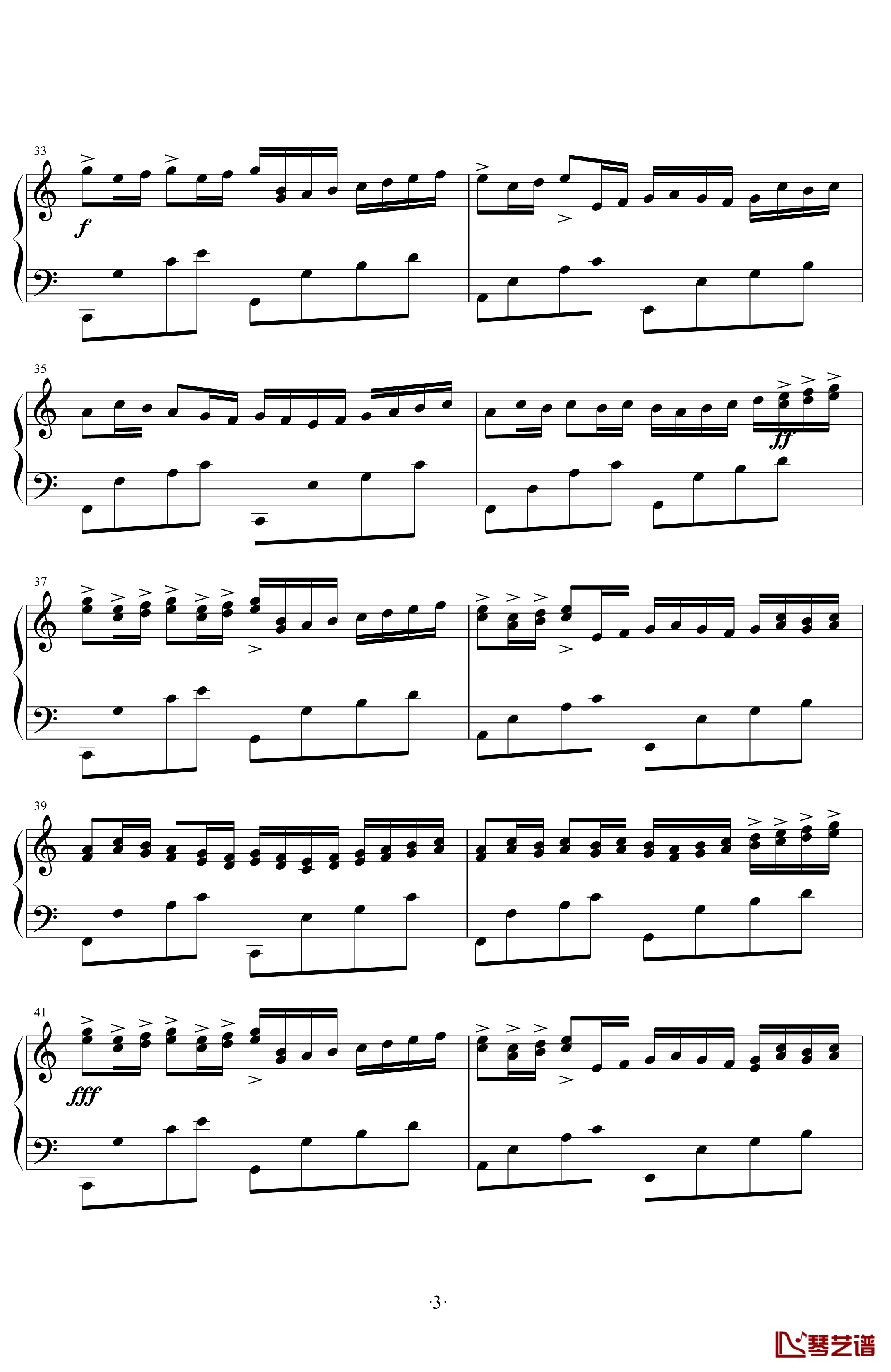 卡农变奏曲钢琴谱-Variations on the Canon by Pachelbel V.L.最终定本-George Winston3