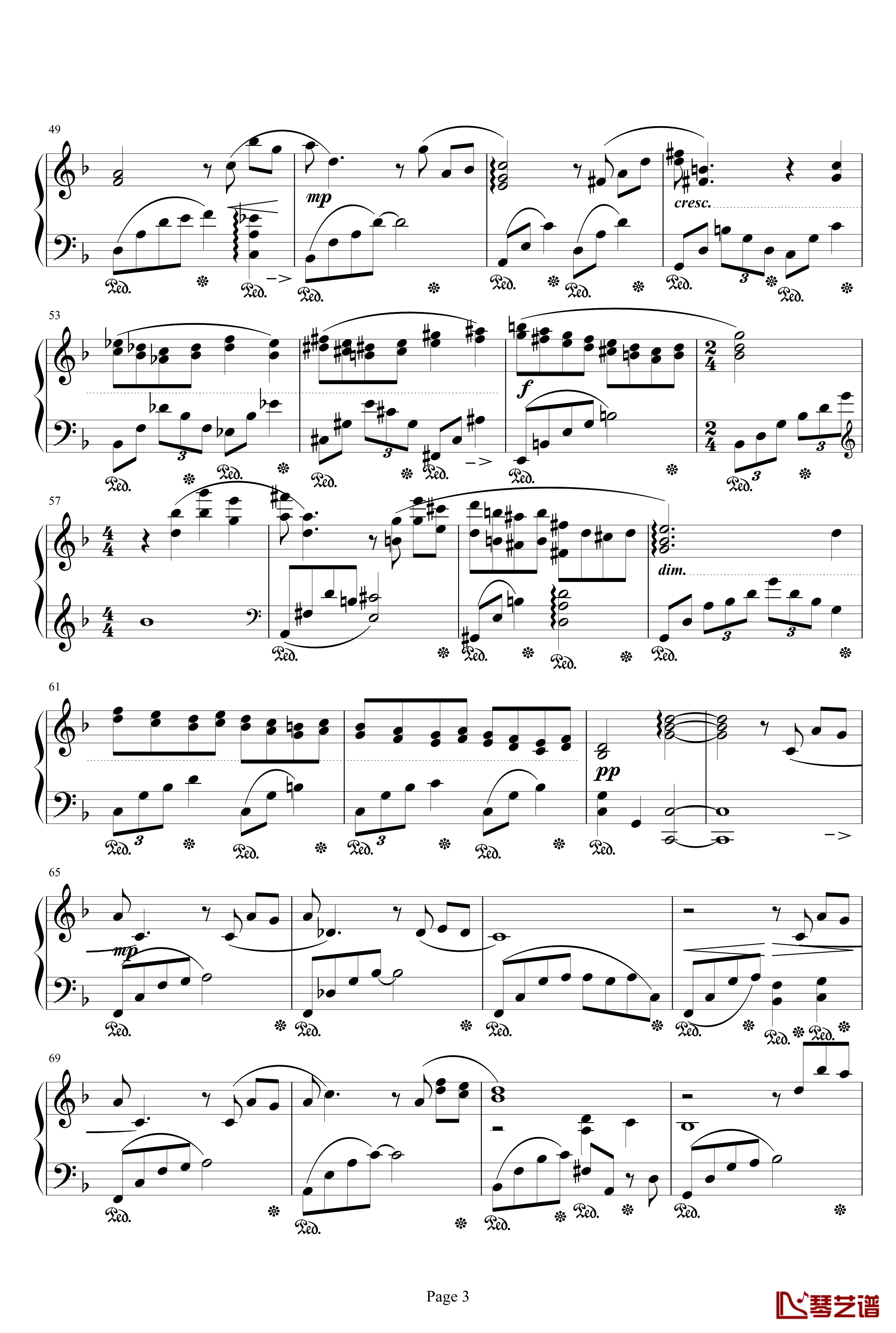 Tifa钢琴谱-最终幻想3