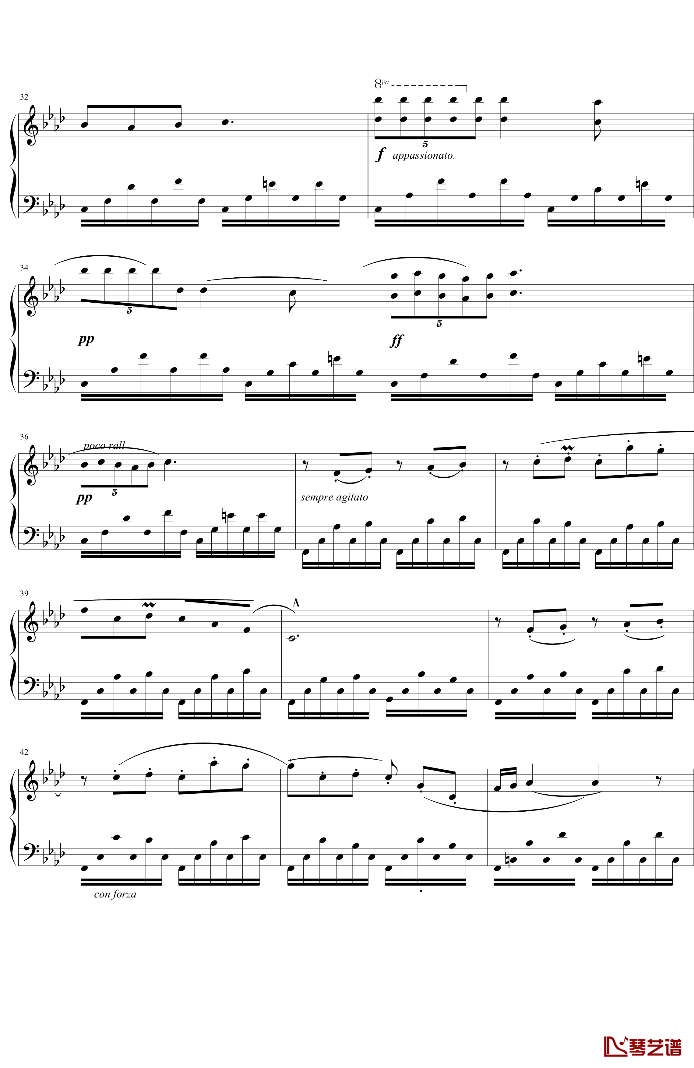 肖邦练习曲Op10钢琴谱-Nr9-肖邦-chopin3