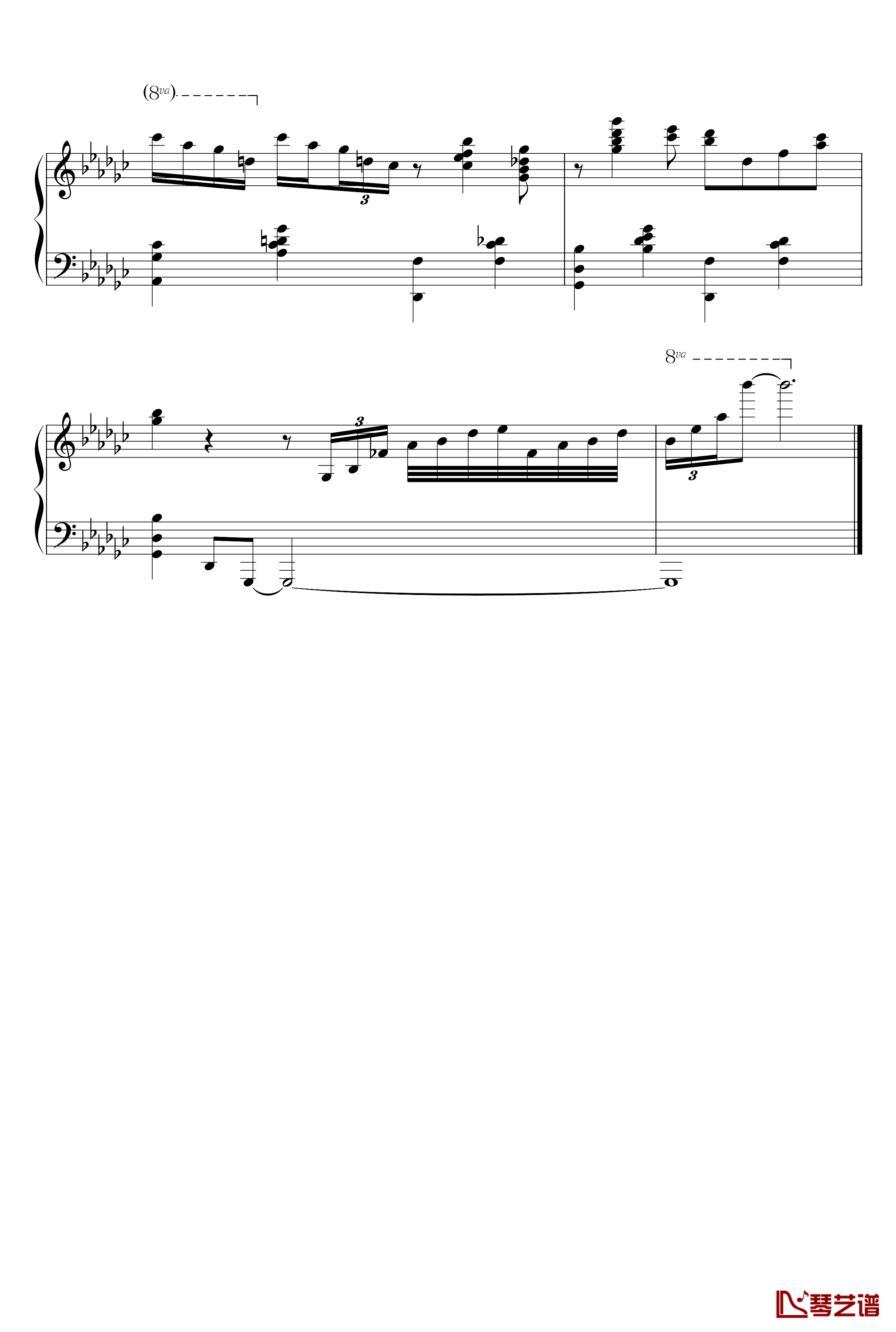 St.Louis Blues钢琴谱-Art Tatum8
