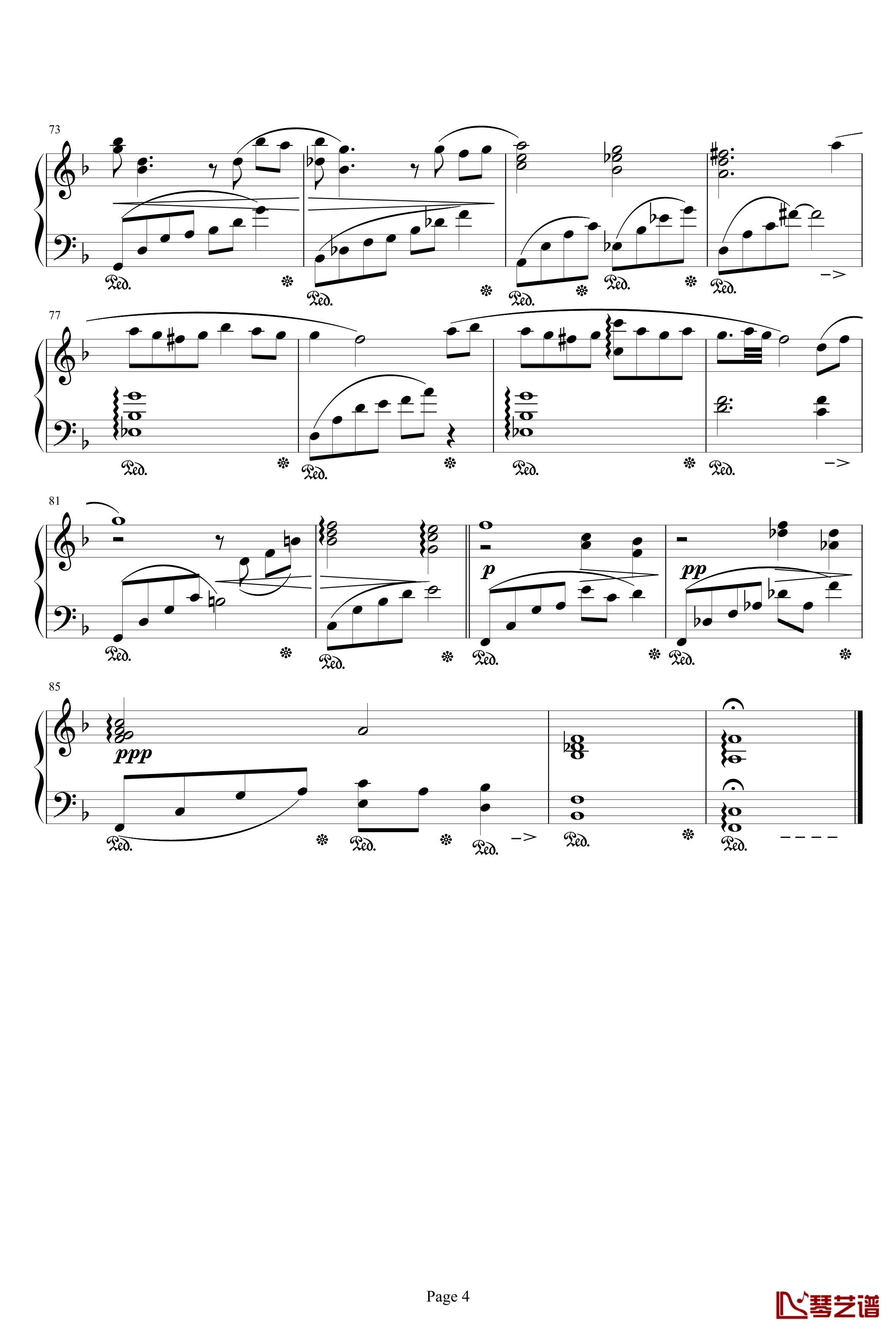 Tifa钢琴谱-最终幻想4