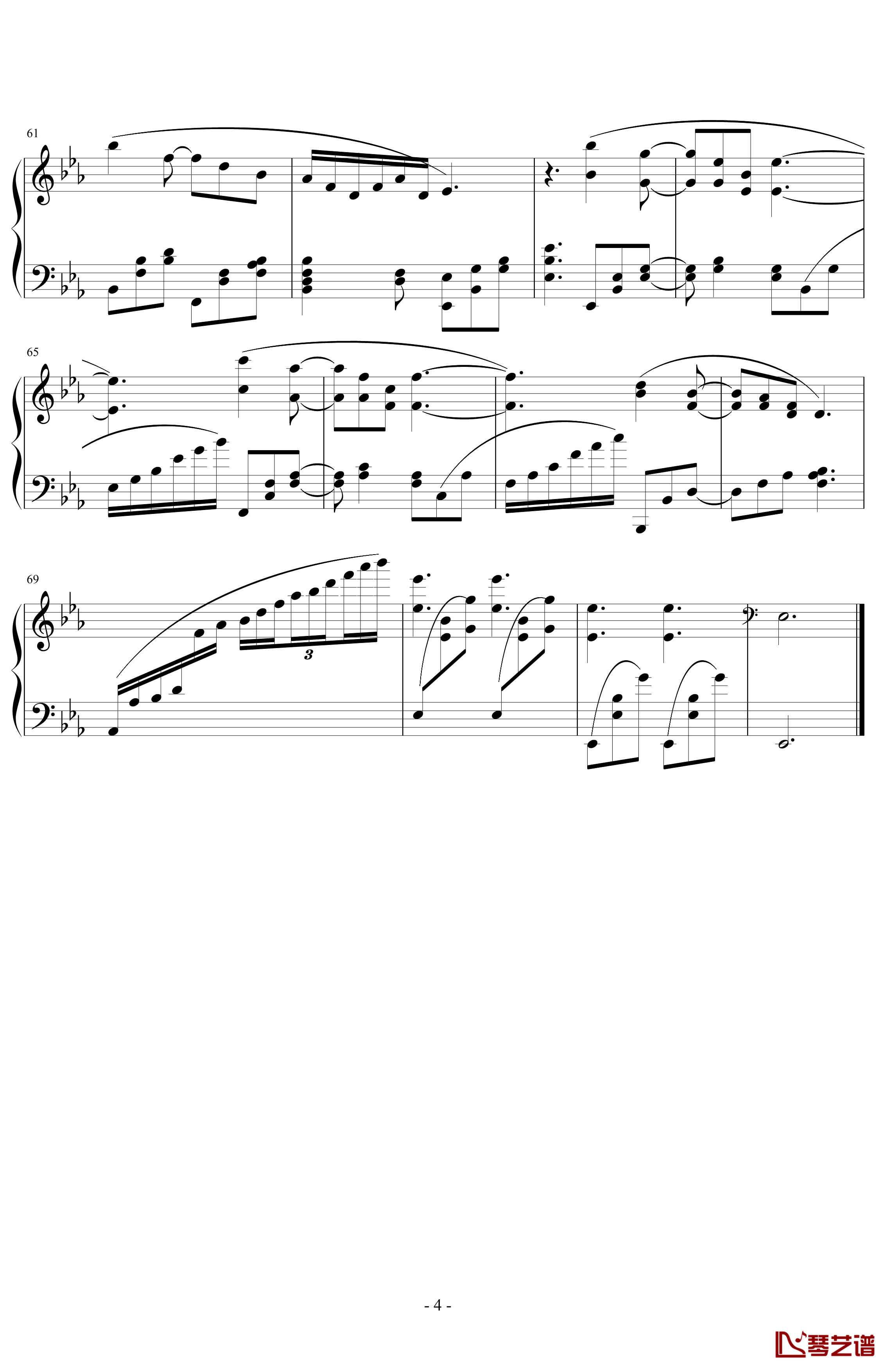 小夜曲-钢琴谱-伊dên-H164