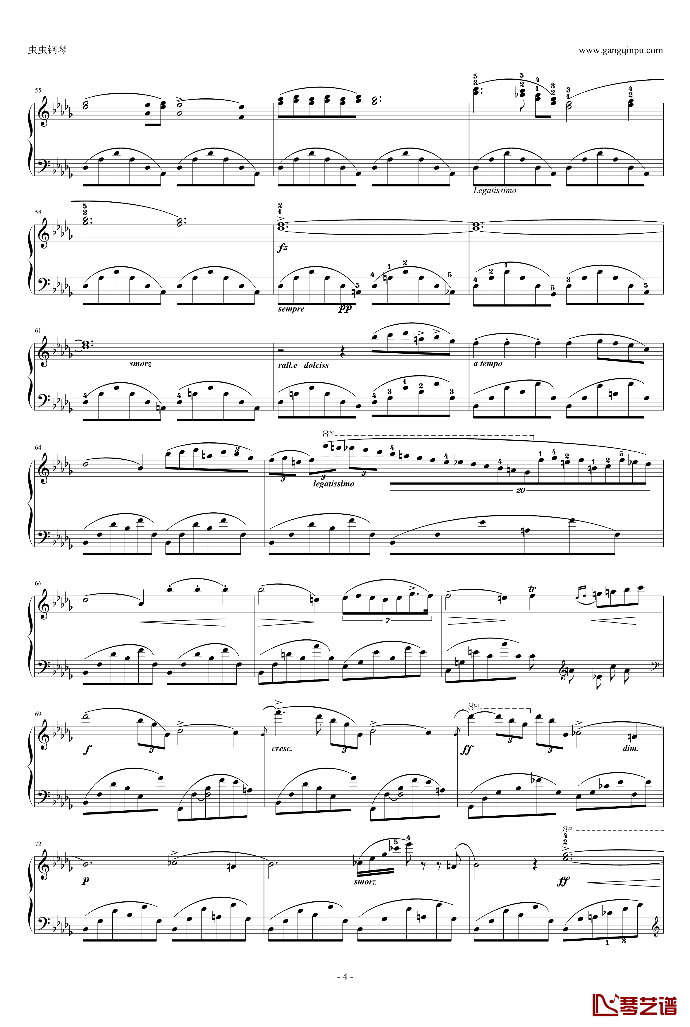 降b小调夜曲,Op.9-1钢琴谱-肖邦-chopin4