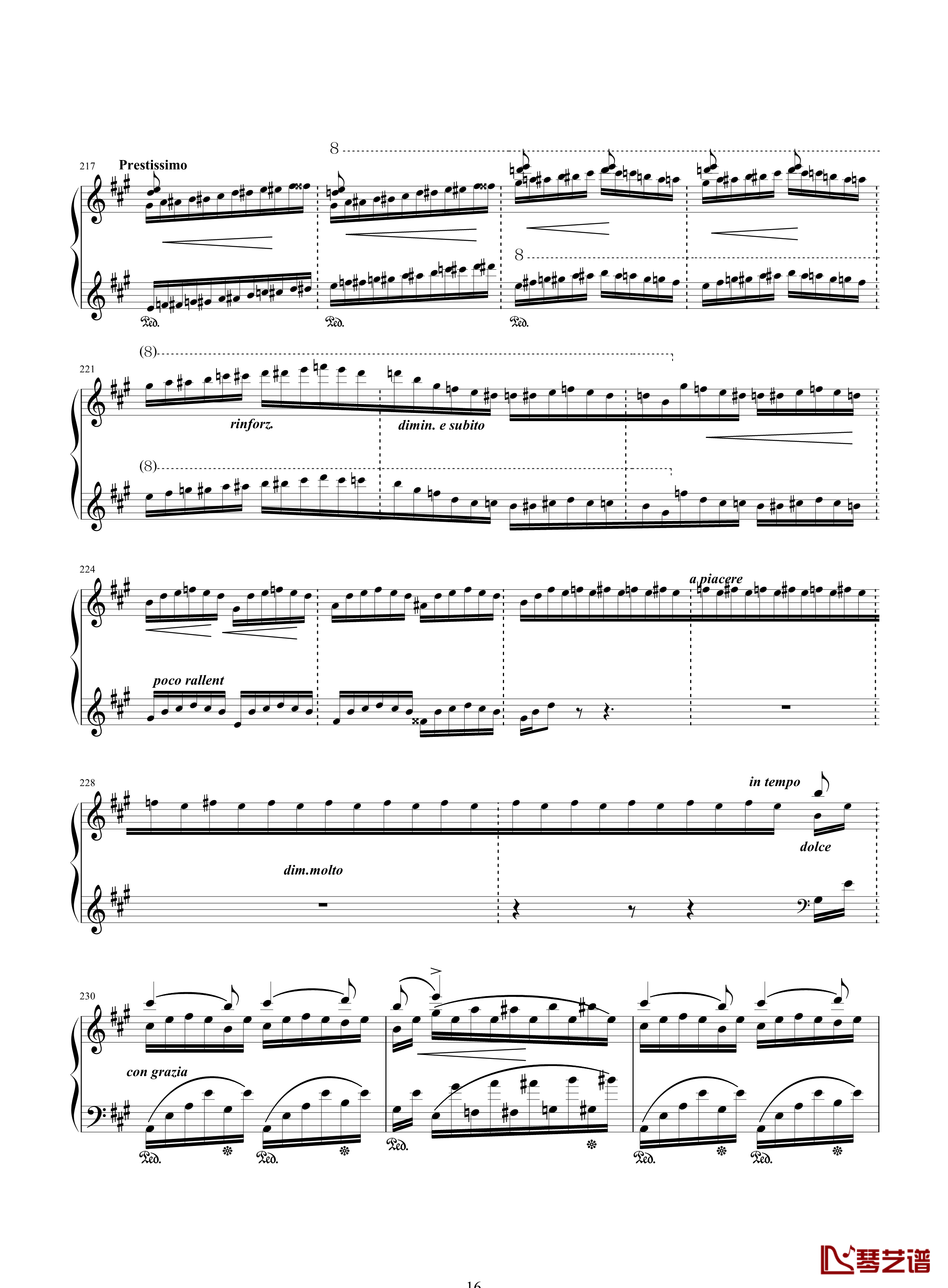 唐璜的回忆钢琴谱-34页全谱-李斯特16