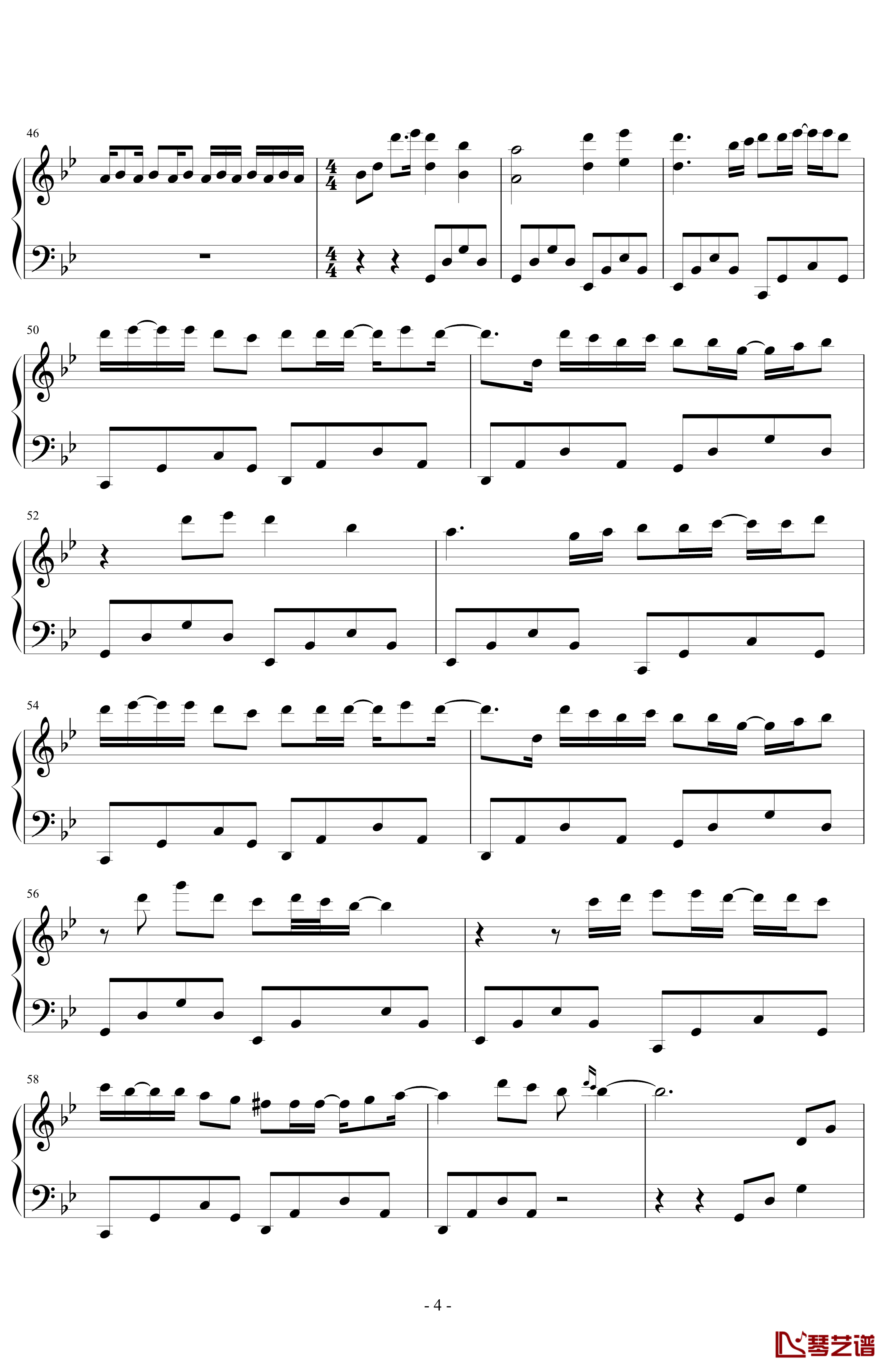 A.I.N.Y钢琴谱-GEM4