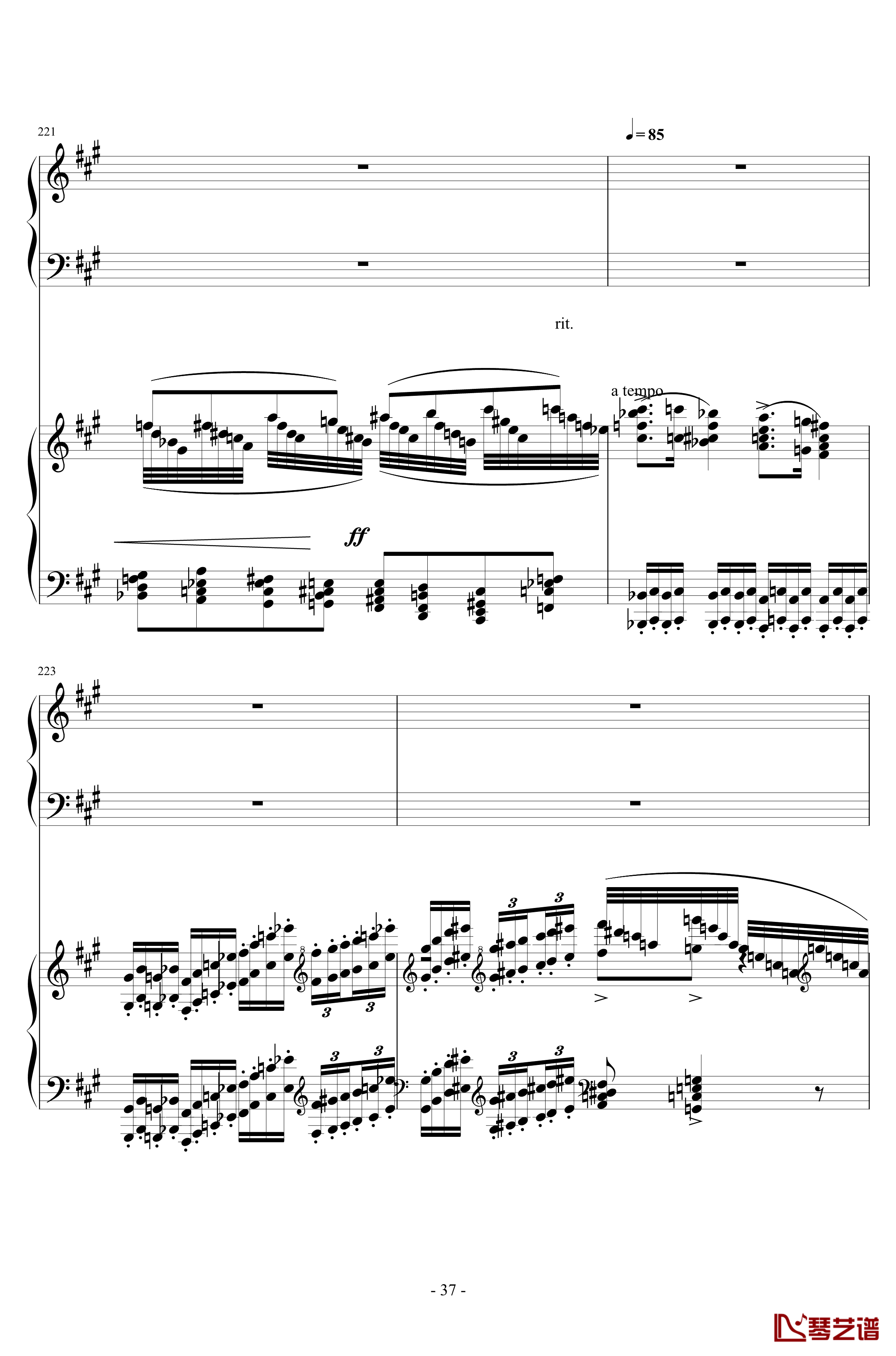 Piano Concerto No.6 in sharp F Minor Op.57 I.钢琴谱-一个球37