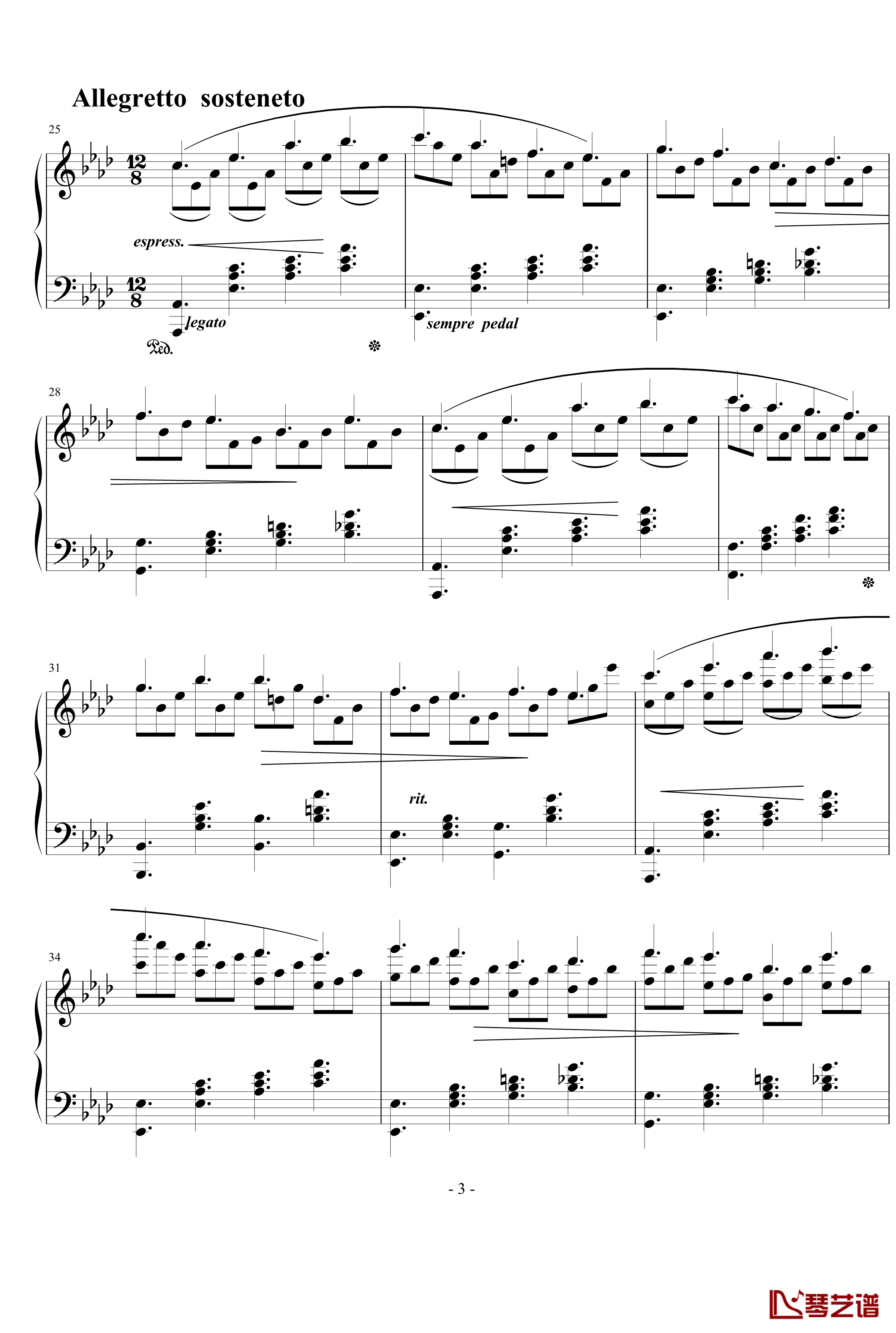 c小调前奏曲钢琴谱-nyride3