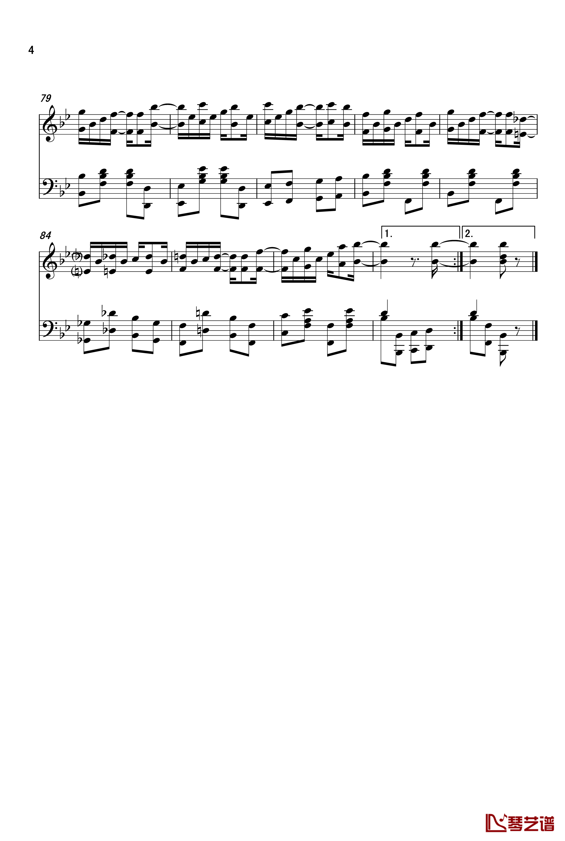 Elite Syncopations钢琴谱-拉格泰姆-Scott Joplin4