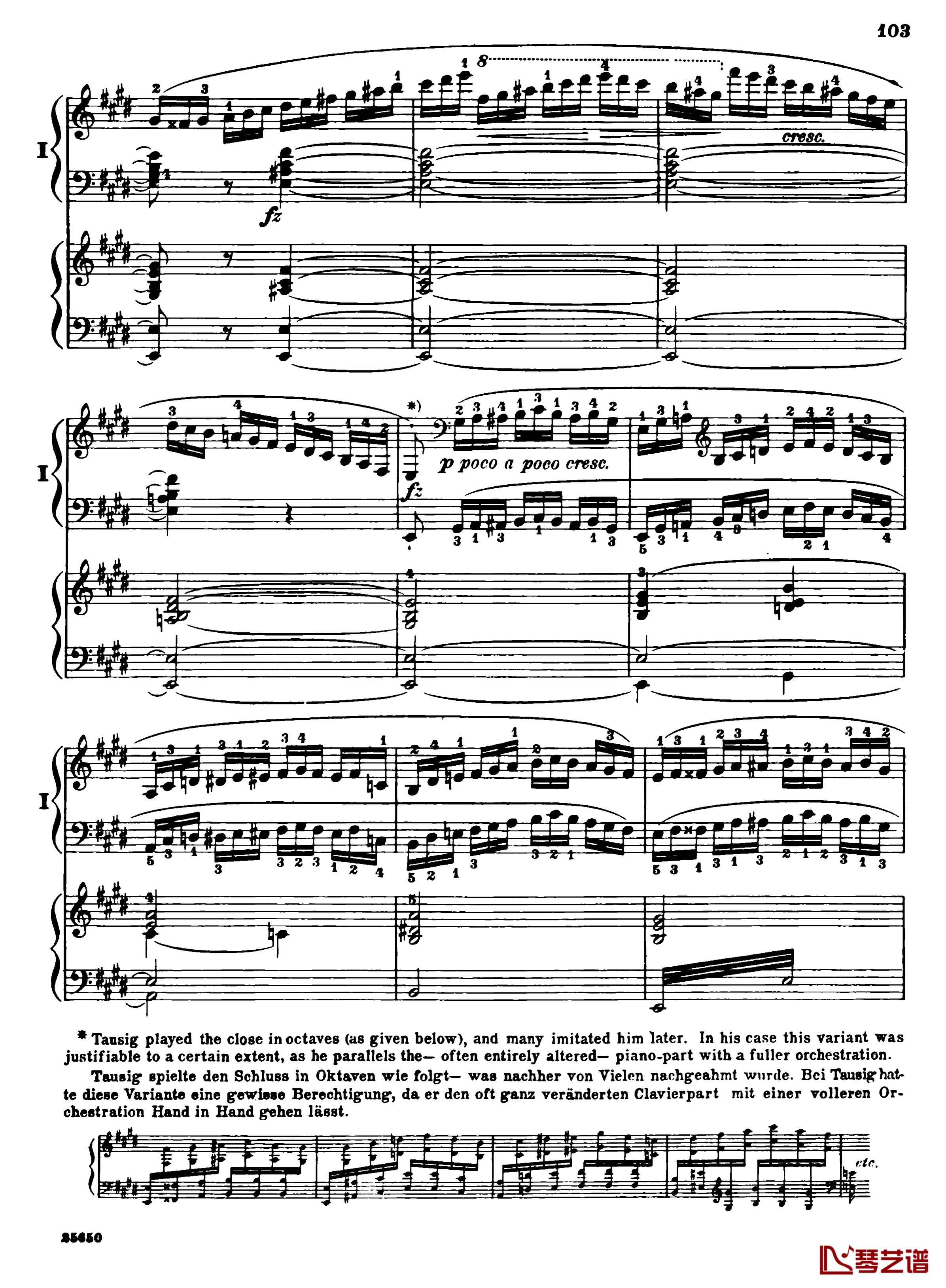 肖邦第一钢琴协奏曲钢琴谱-肖邦105