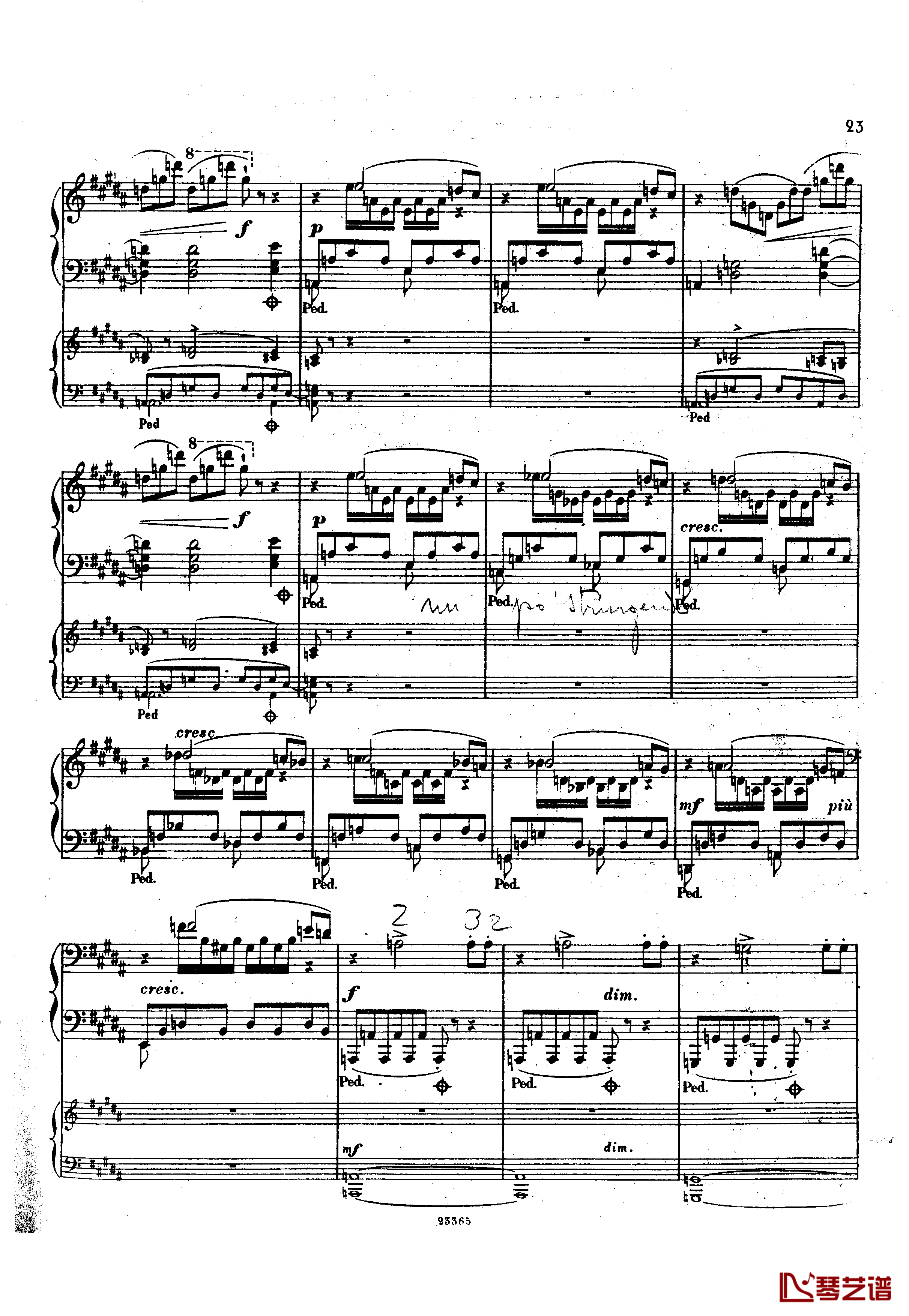 g小调钢琴协奏曲  Op.15钢琴谱-斯甘巴蒂23